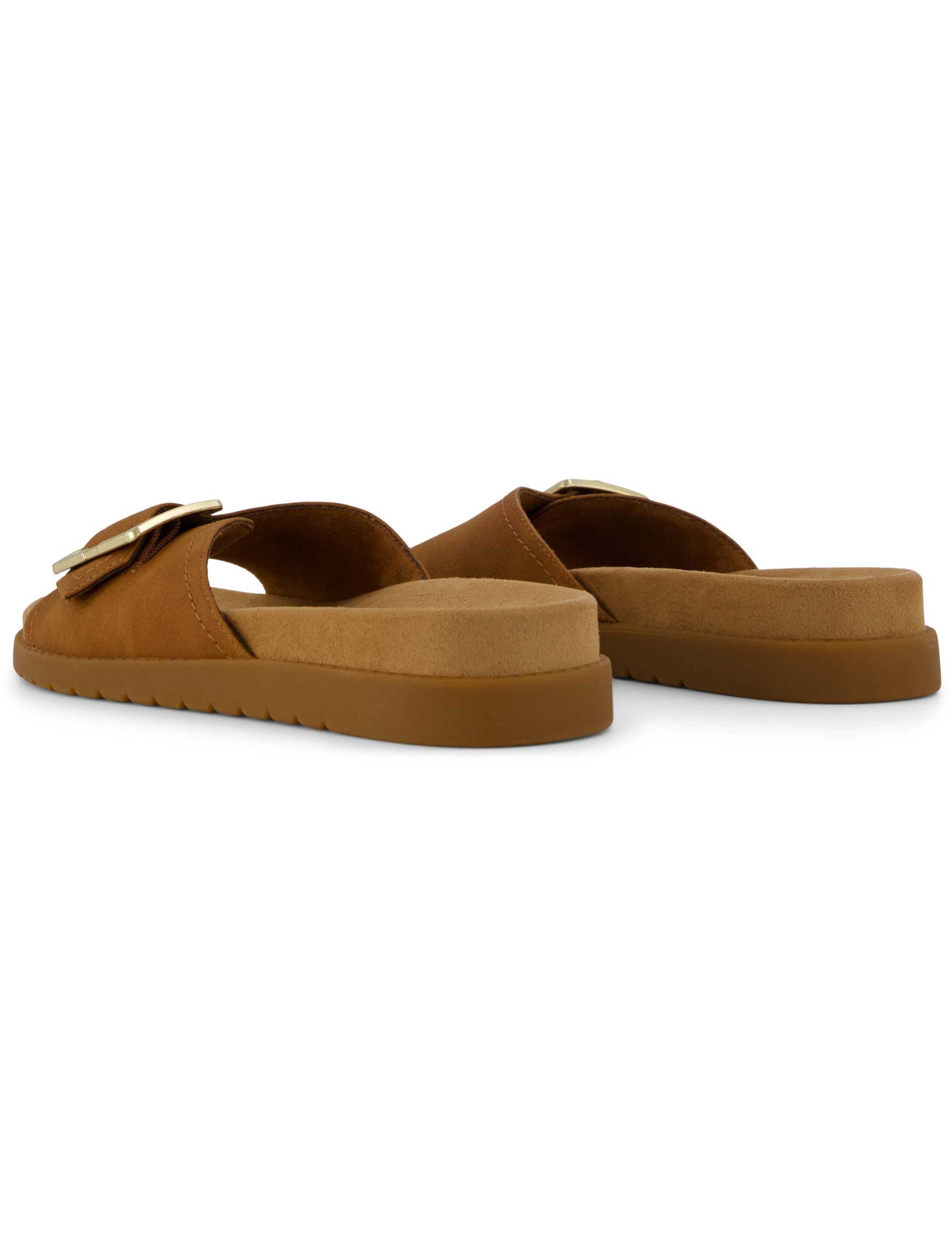 Buckle Flatform Footbed Sliders 7 of 8