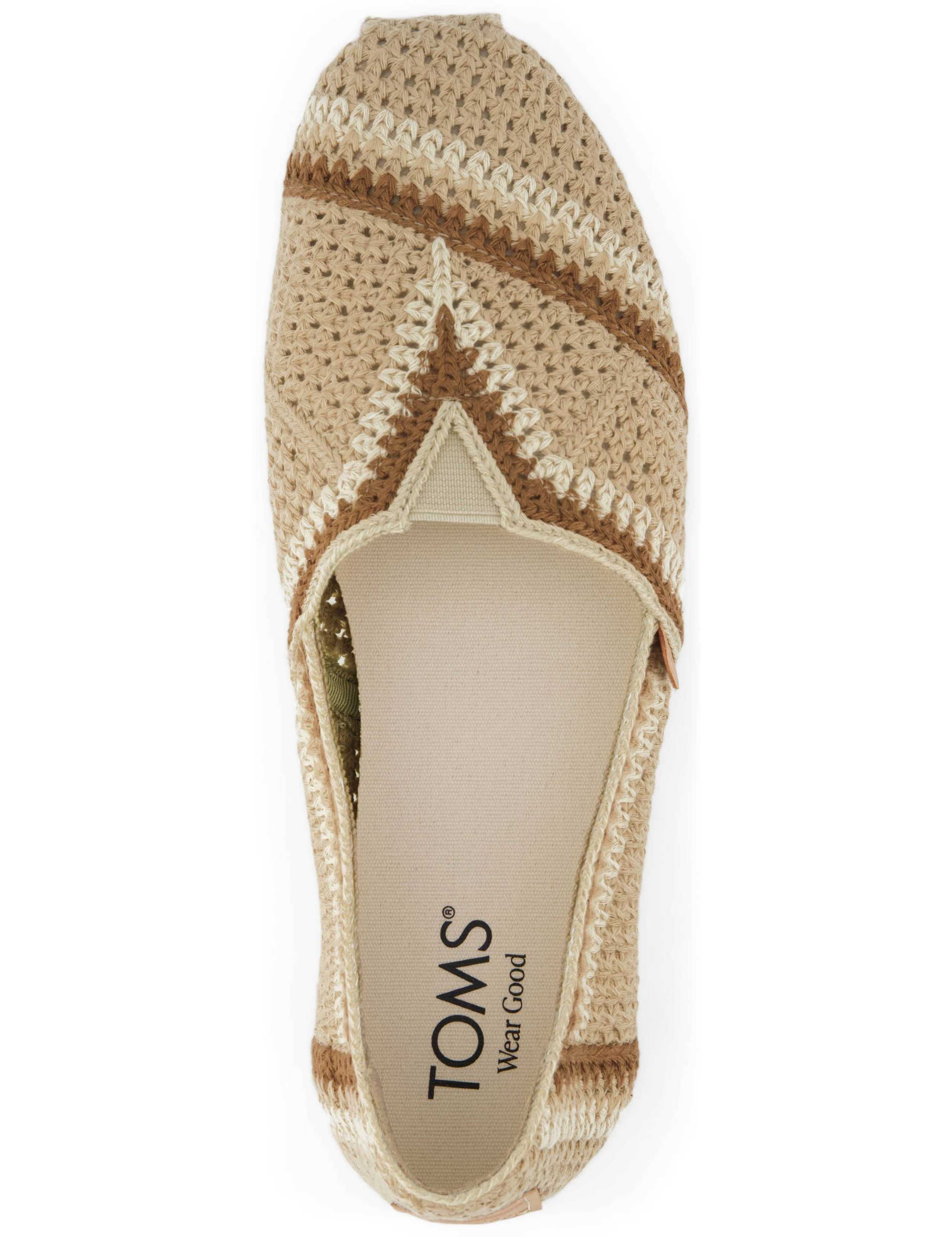 Knitted Slip On Flat Espadrilles 2 of 8