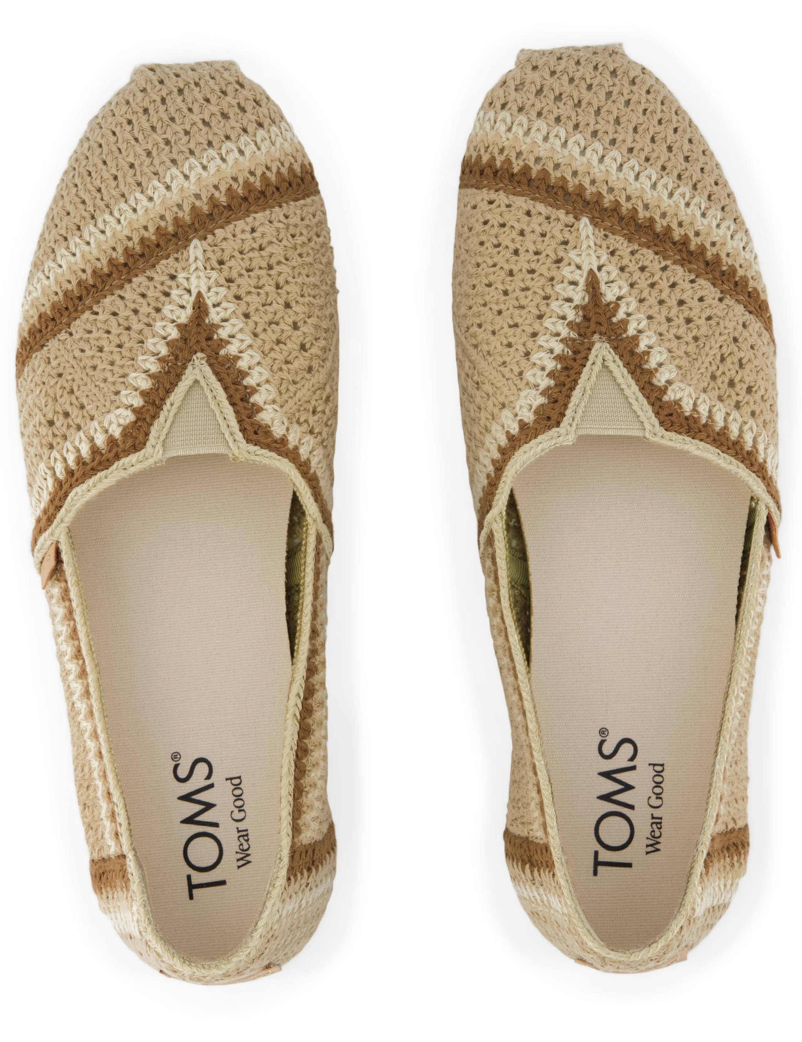 Knitted Slip On Flat Espadrilles 3 of 8