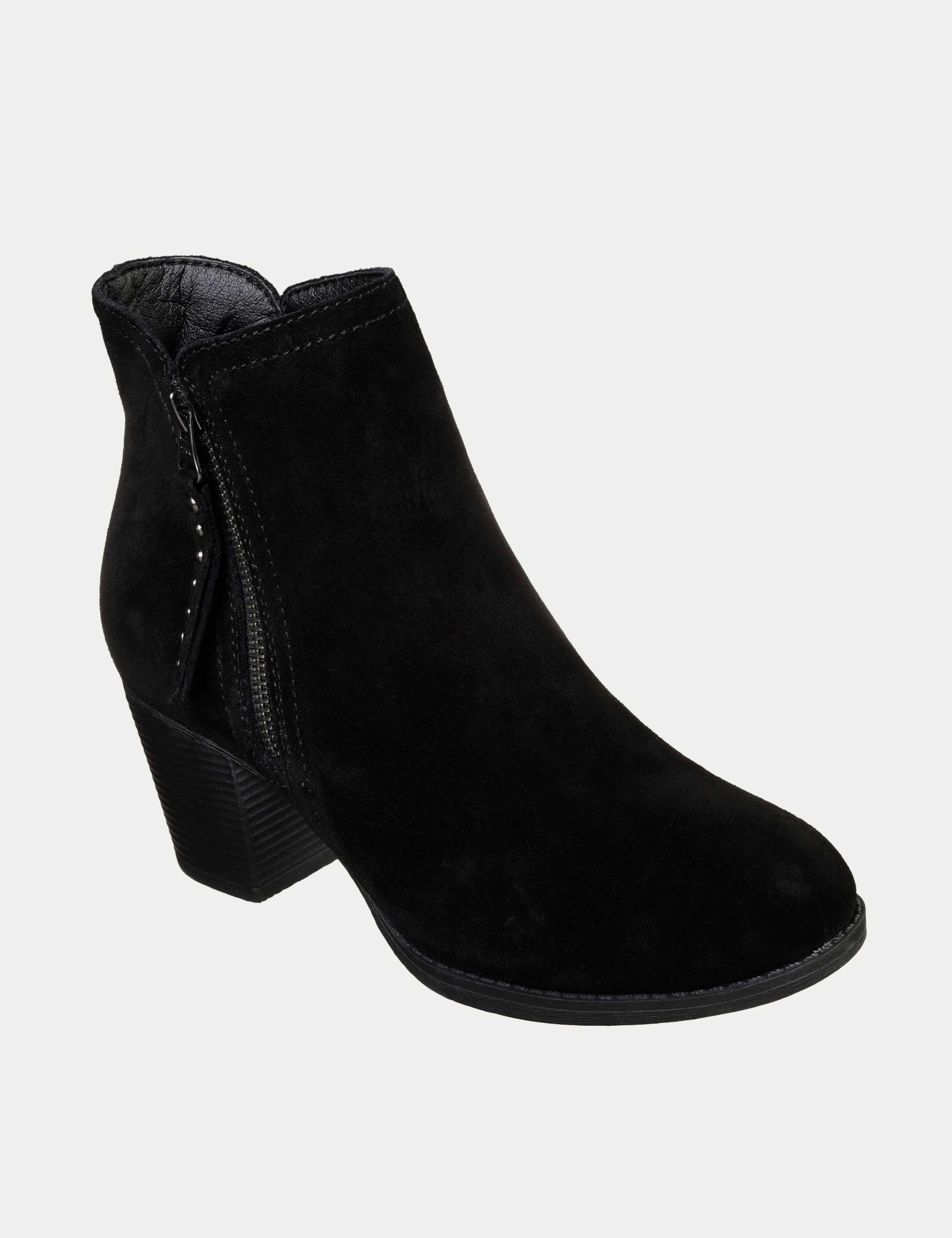 Taxi – Don't Trip Leather Block Heel Ankle Boots 3 of 5