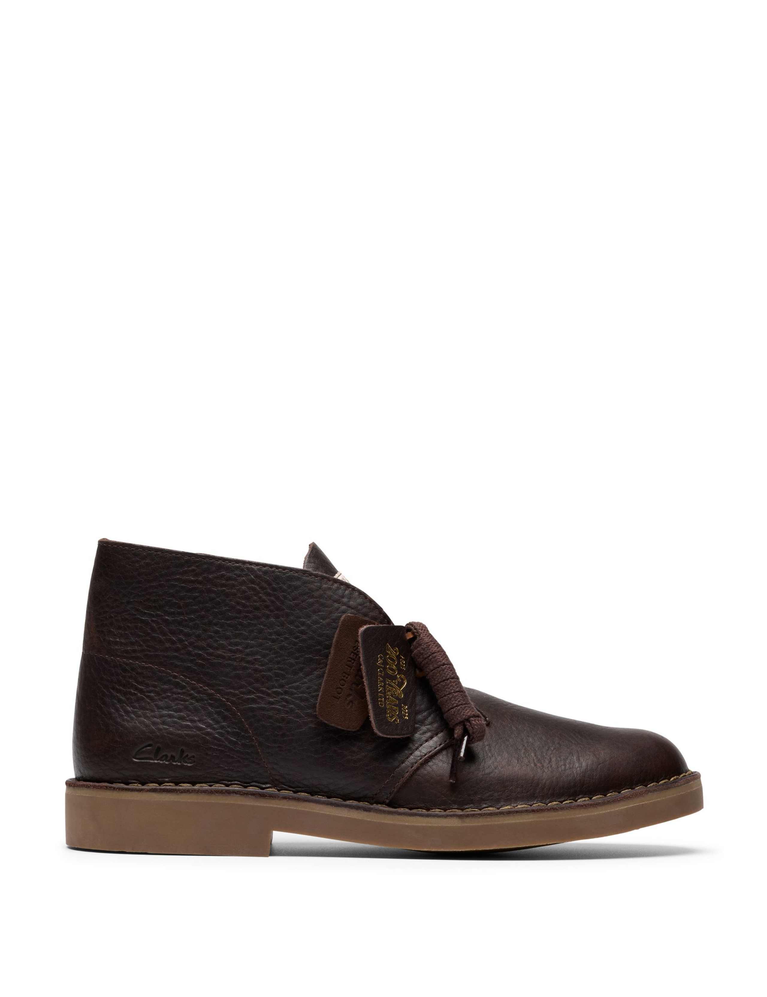Wide Fit Leather Desert Boots 1 of 6
