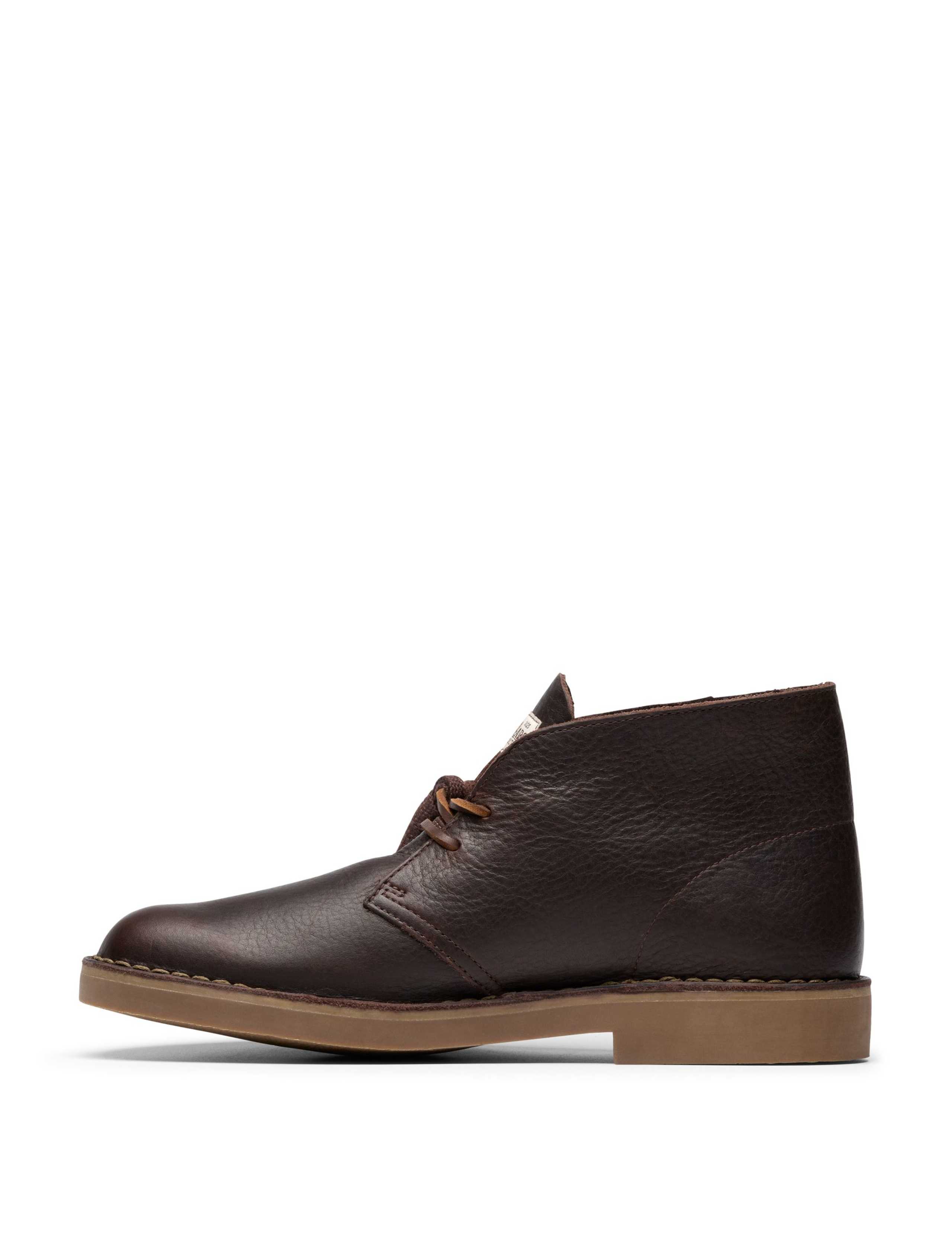 Wide Fit Leather Desert Boots 3 of 6