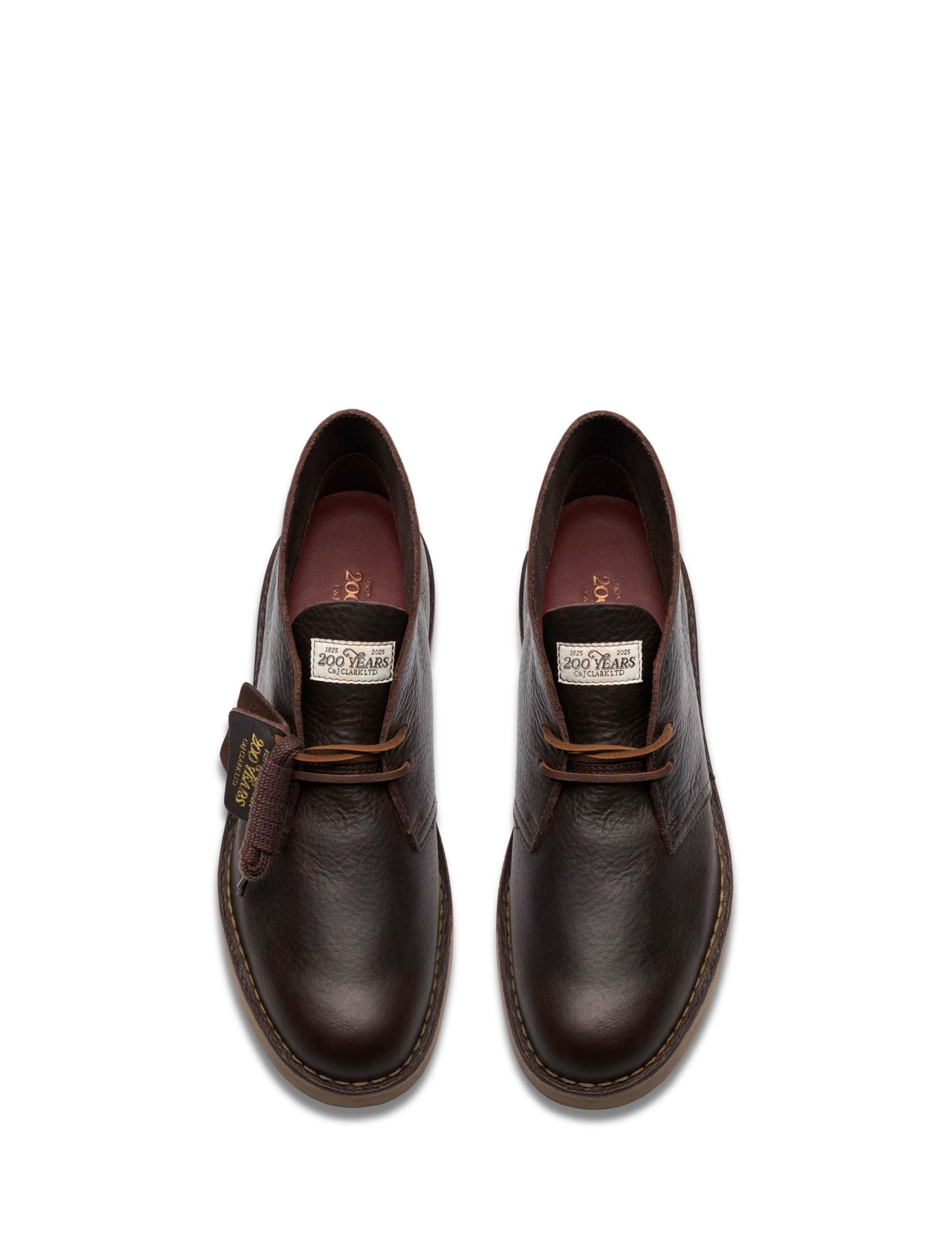 Wide Fit Leather Desert Boots 4 of 6