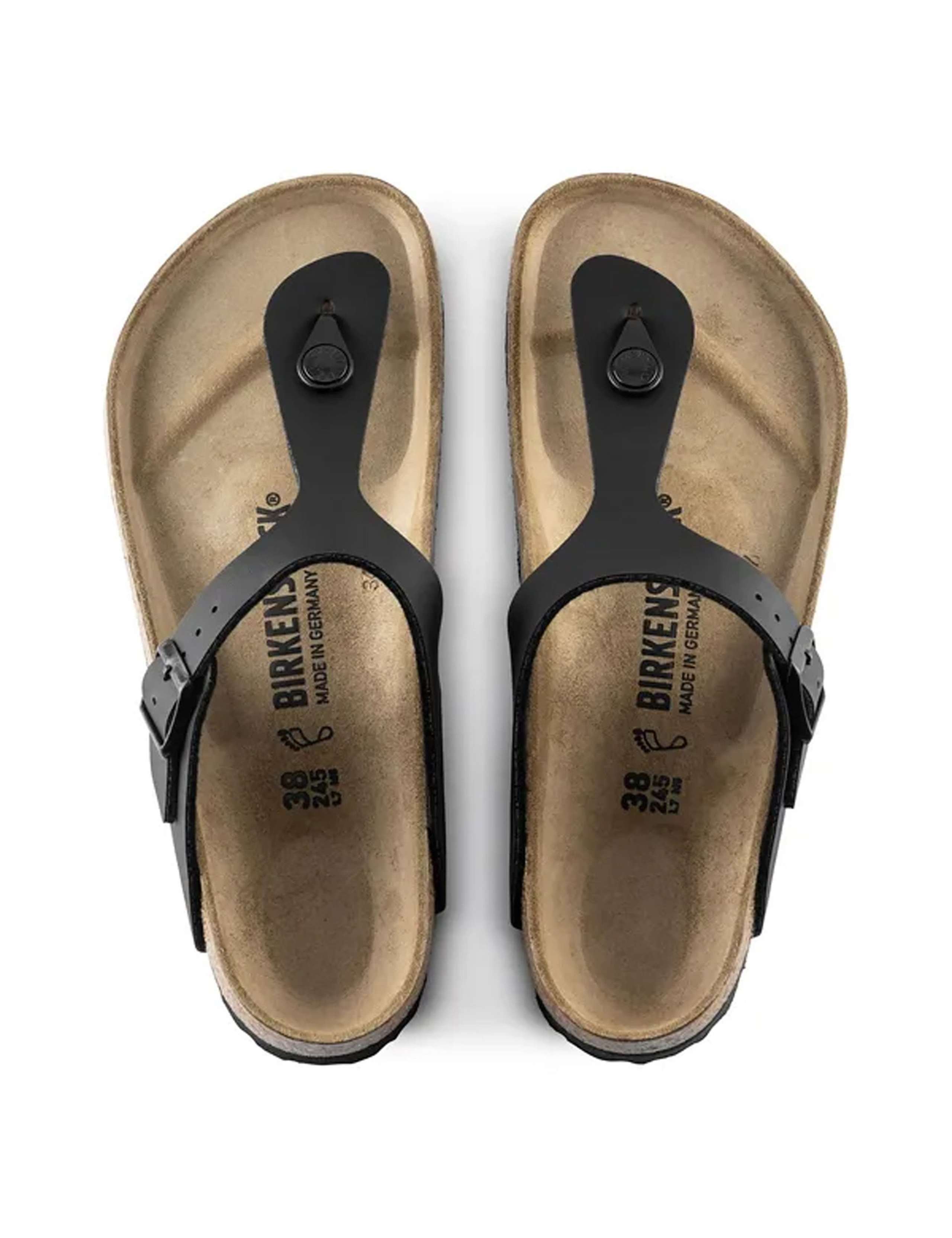 Gizeh Metallic Flat Footbed Sandals 3 of 3