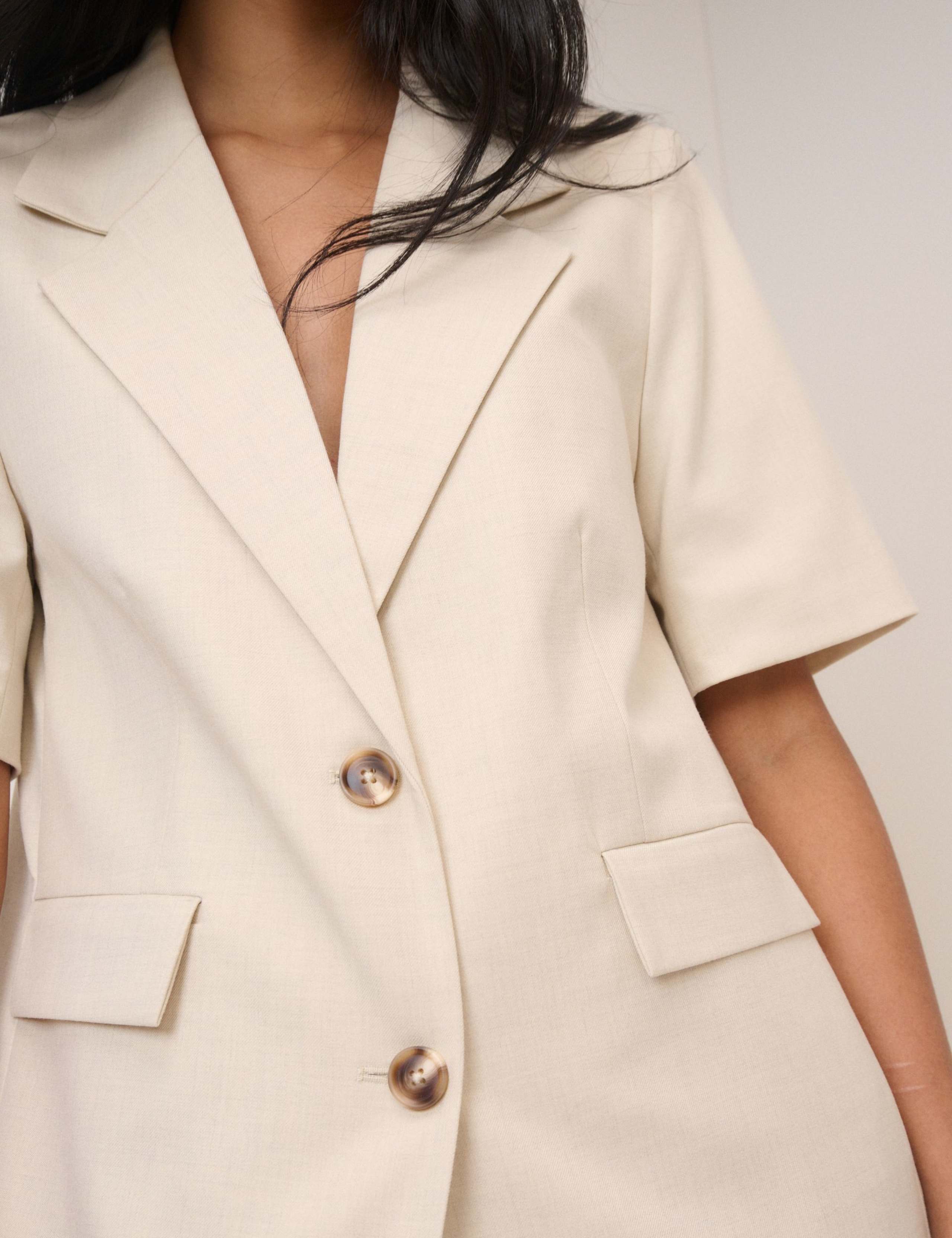 Relaxed Single Breasted Boyfriend Blazer 5 of 6