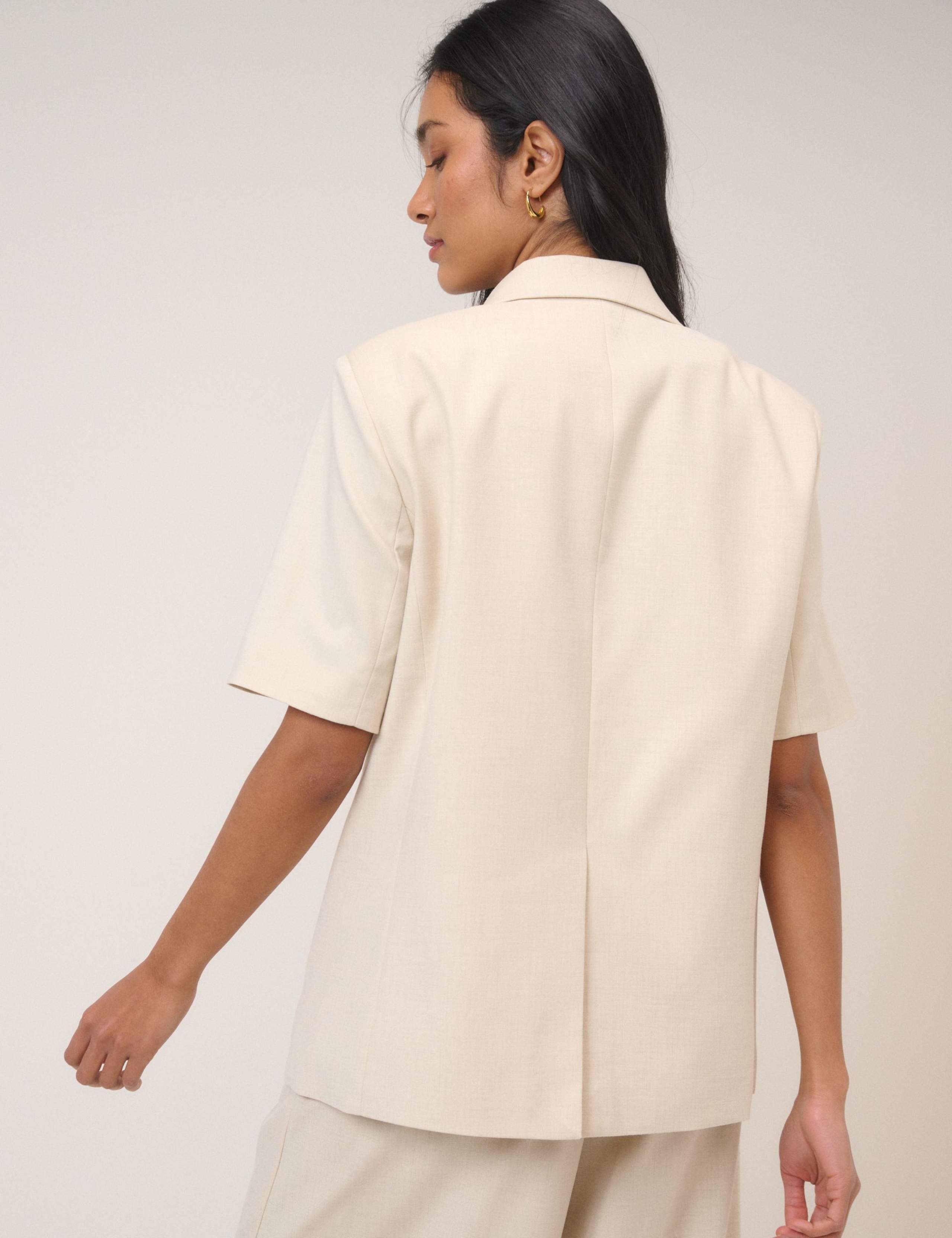 Relaxed Single Breasted Boyfriend Blazer 6 of 6