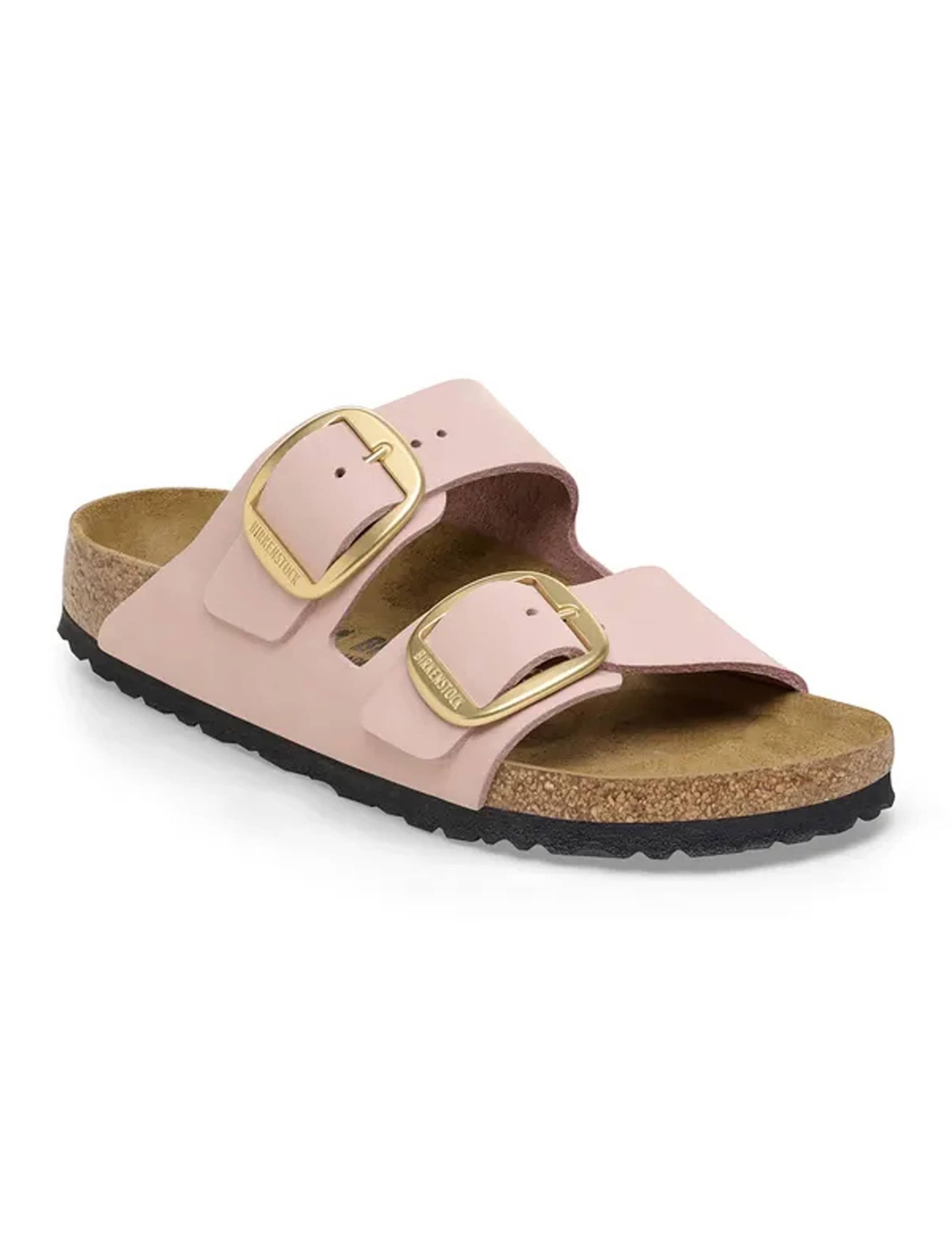 Arizona Leather Big Buckle Footbed Sandals 2 of 3