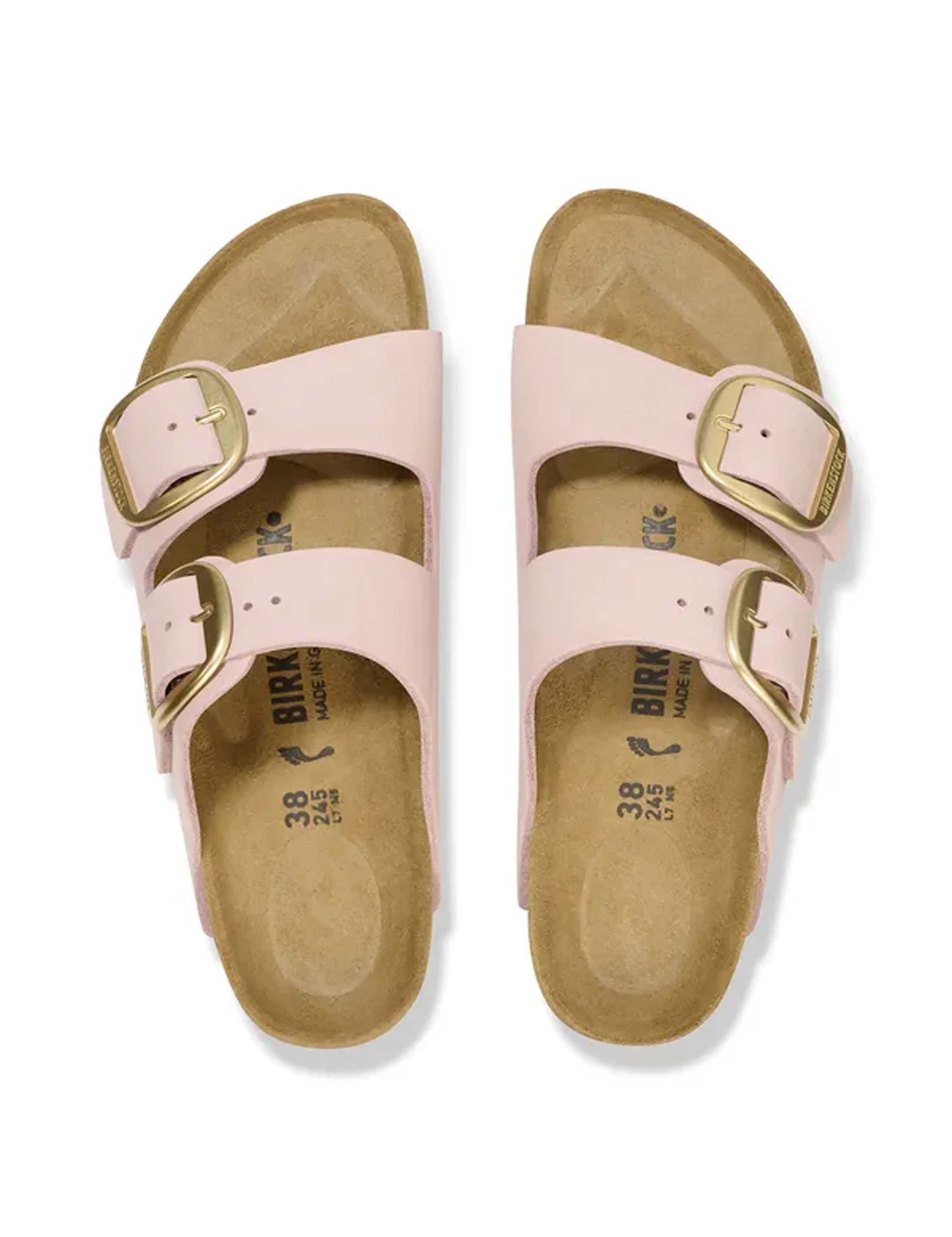 Arizona Leather Big Buckle Footbed Sandals 3 of 3