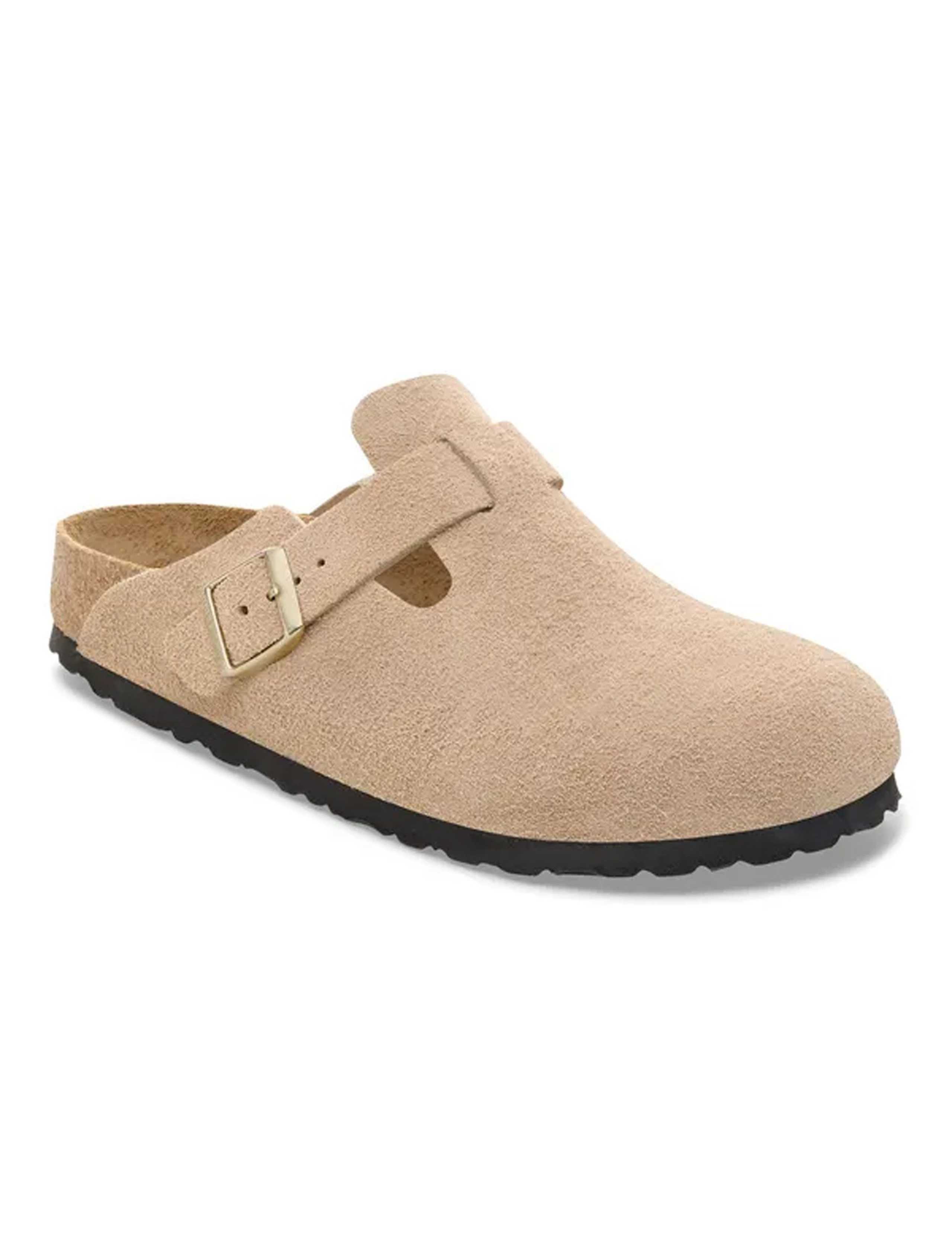 Boston Suede Footbed Clog Mules 2 of 2