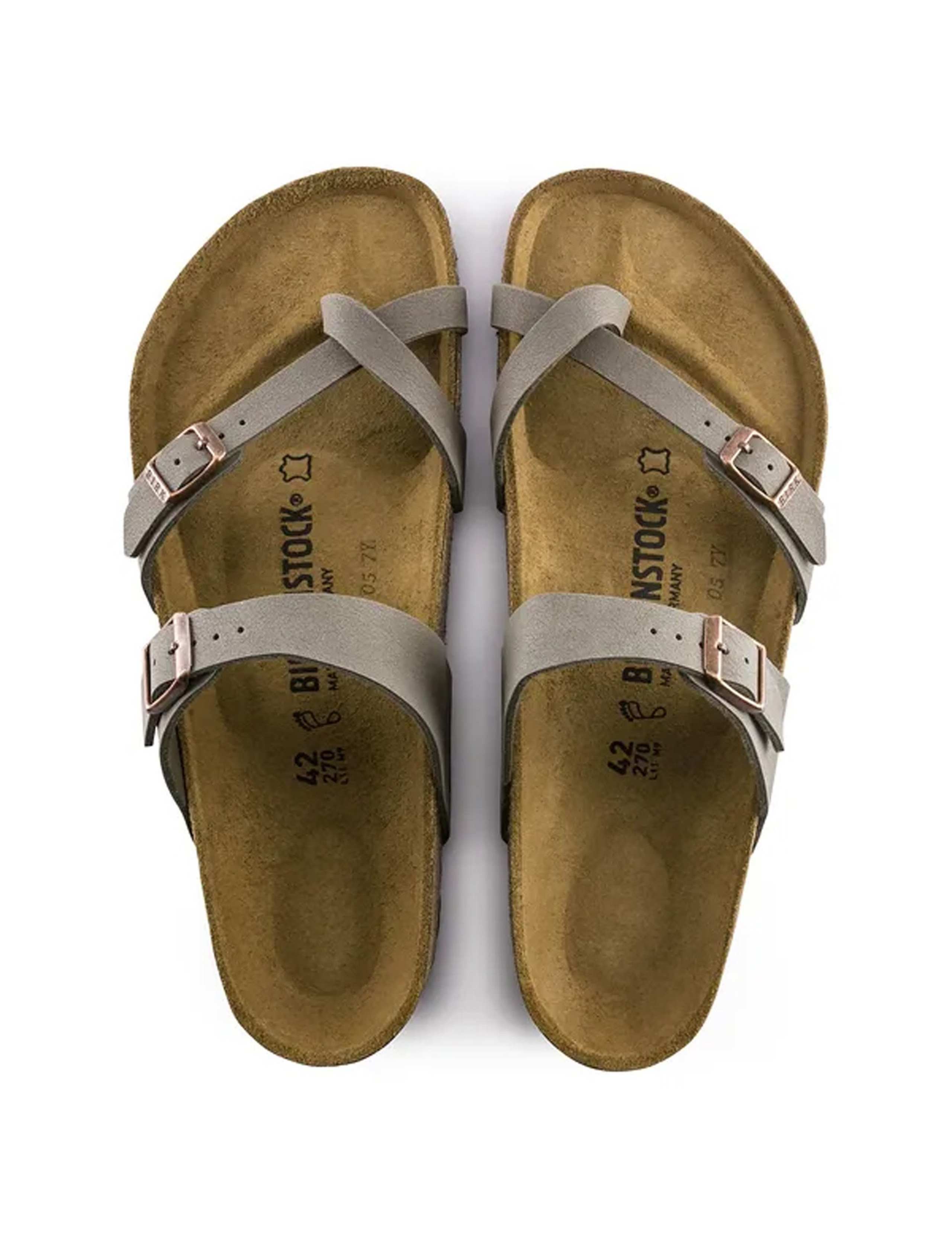 Mayari Leather Crossover Buckle Flat Sandals 3 of 3