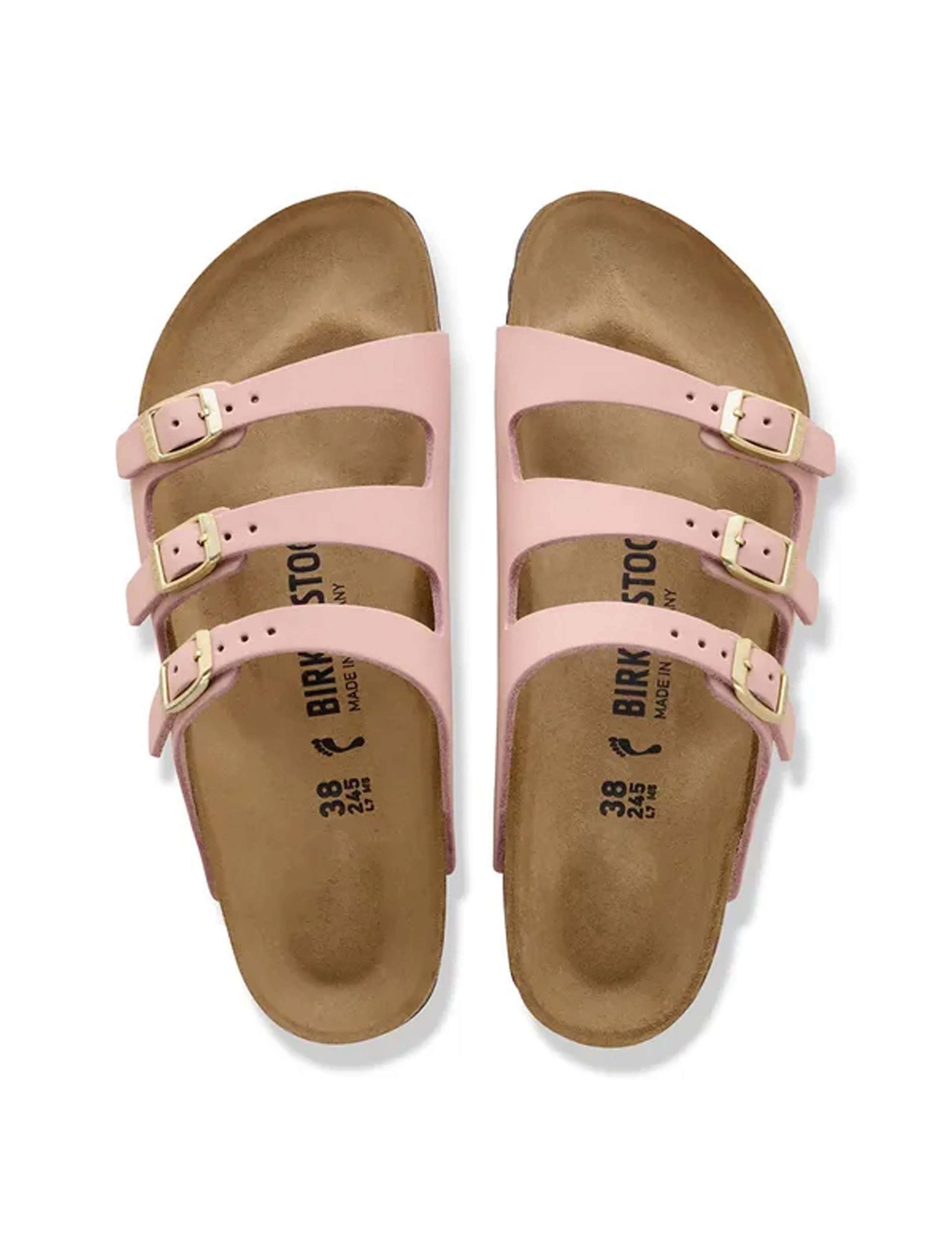 Florida Leather Flat Footbed Sandals 2 of 3