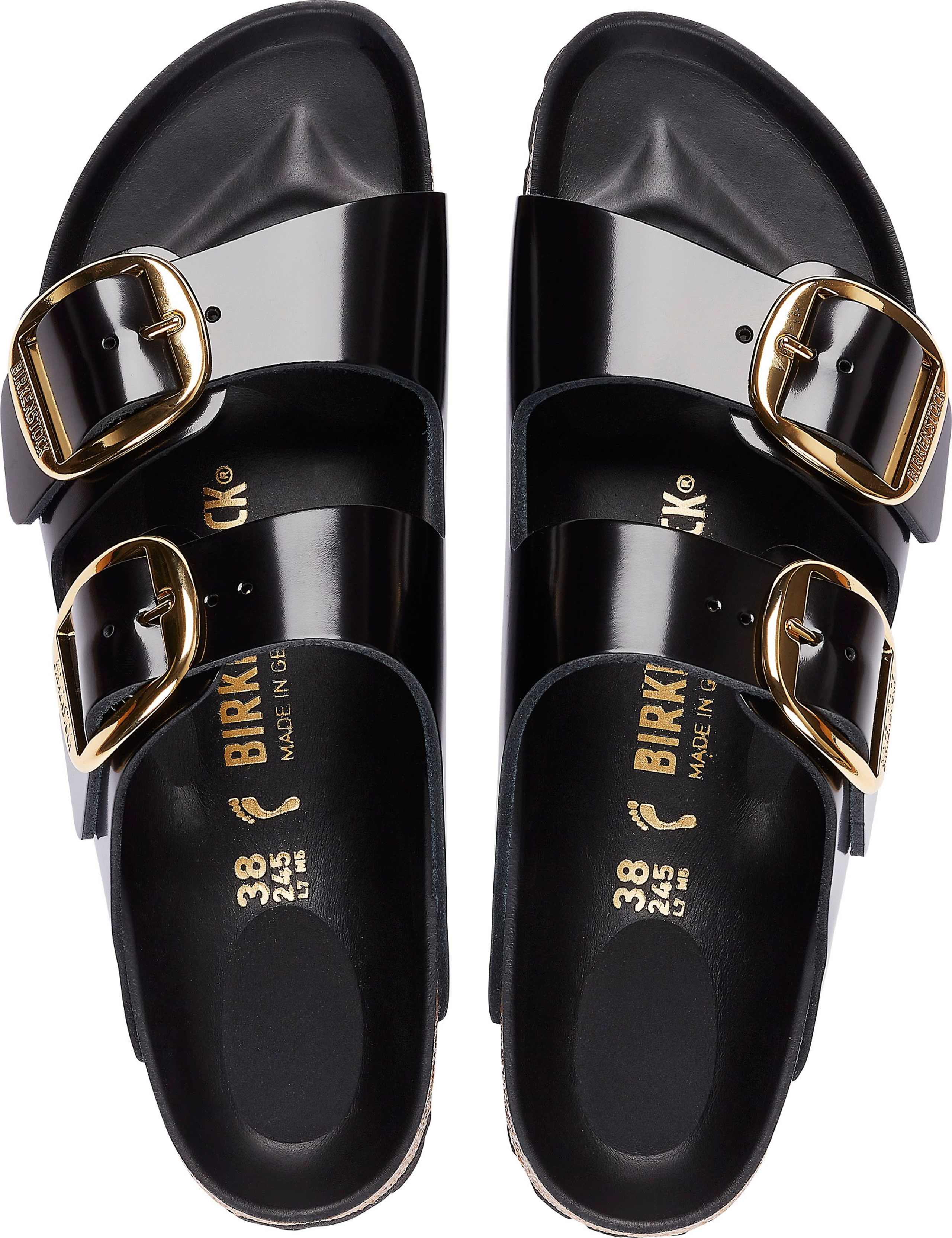 Arizona Big Buckle Patent Leather Sandals 2 of 3