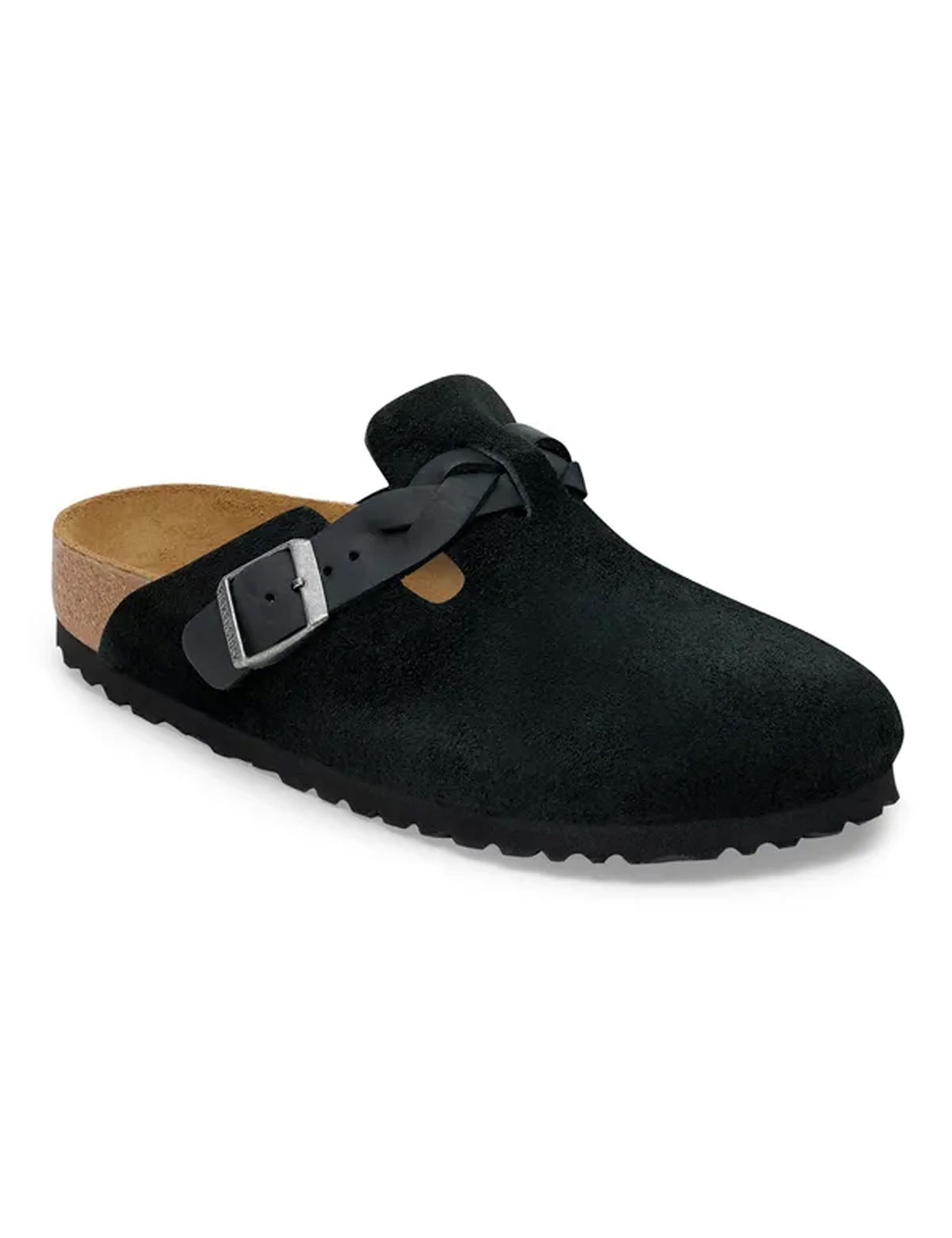 Boston Suede Braided Strap Clogs 2 of 3