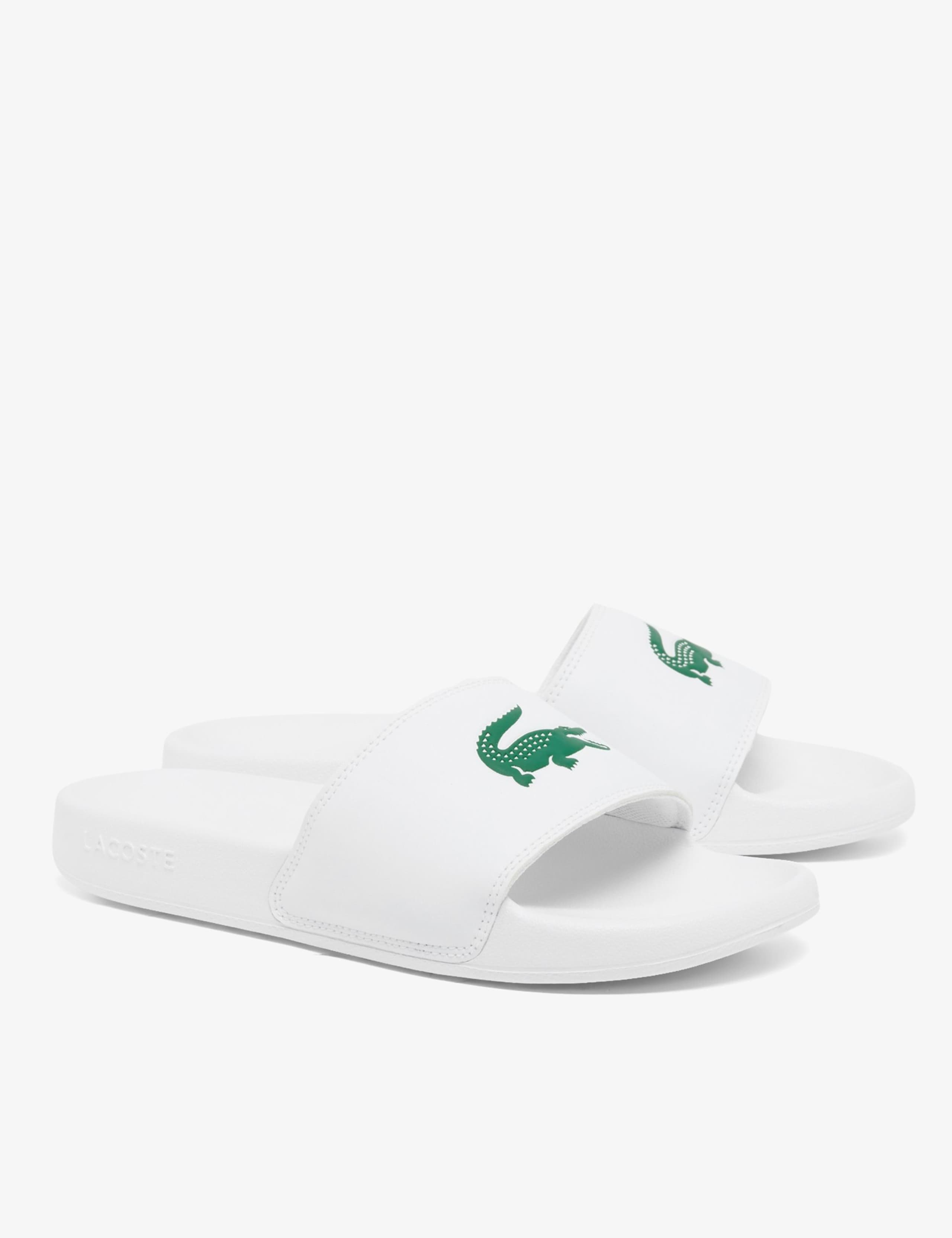 Leather Flat Footbed Sliders 3 of 6