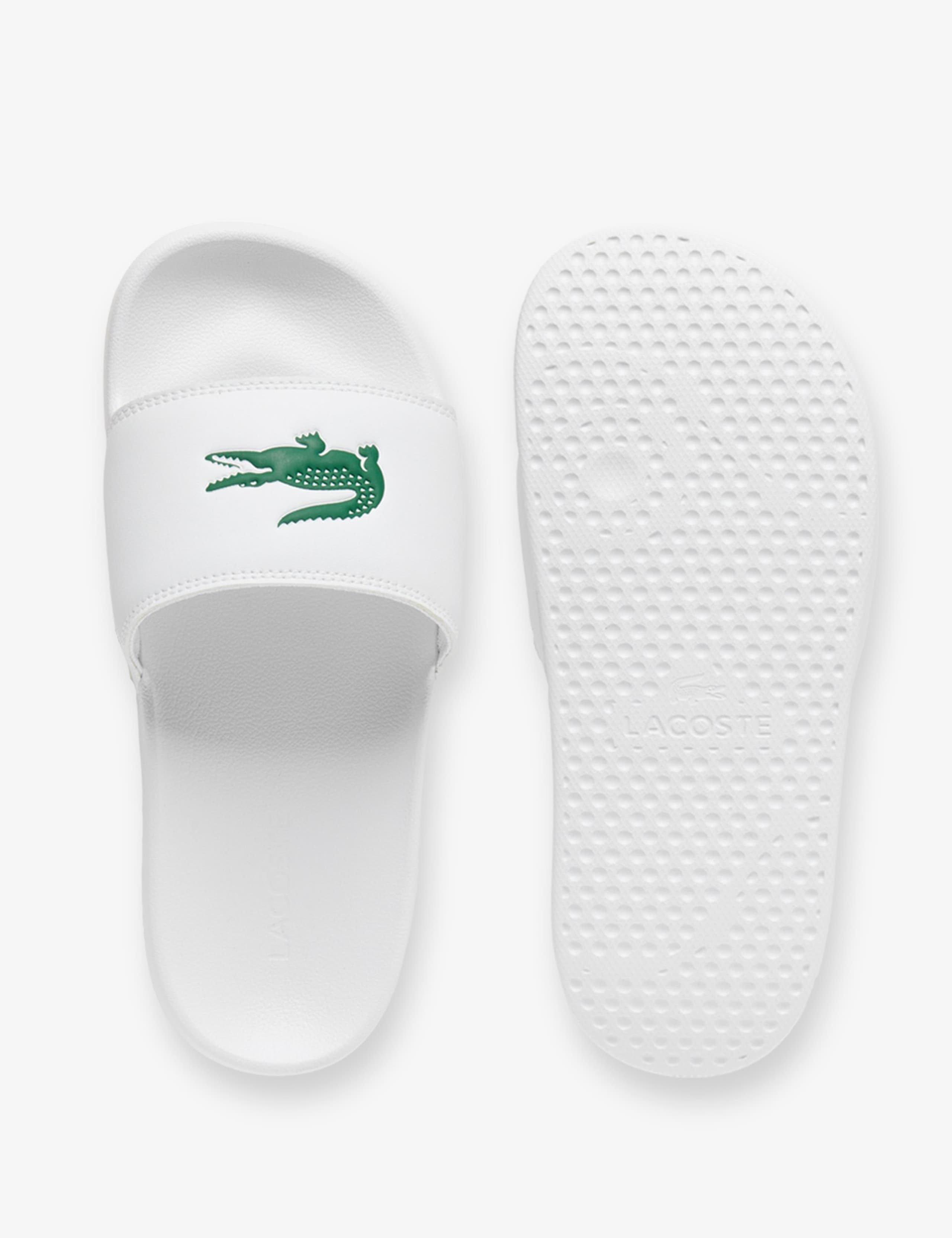 Leather Flat Footbed Sliders 5 of 6