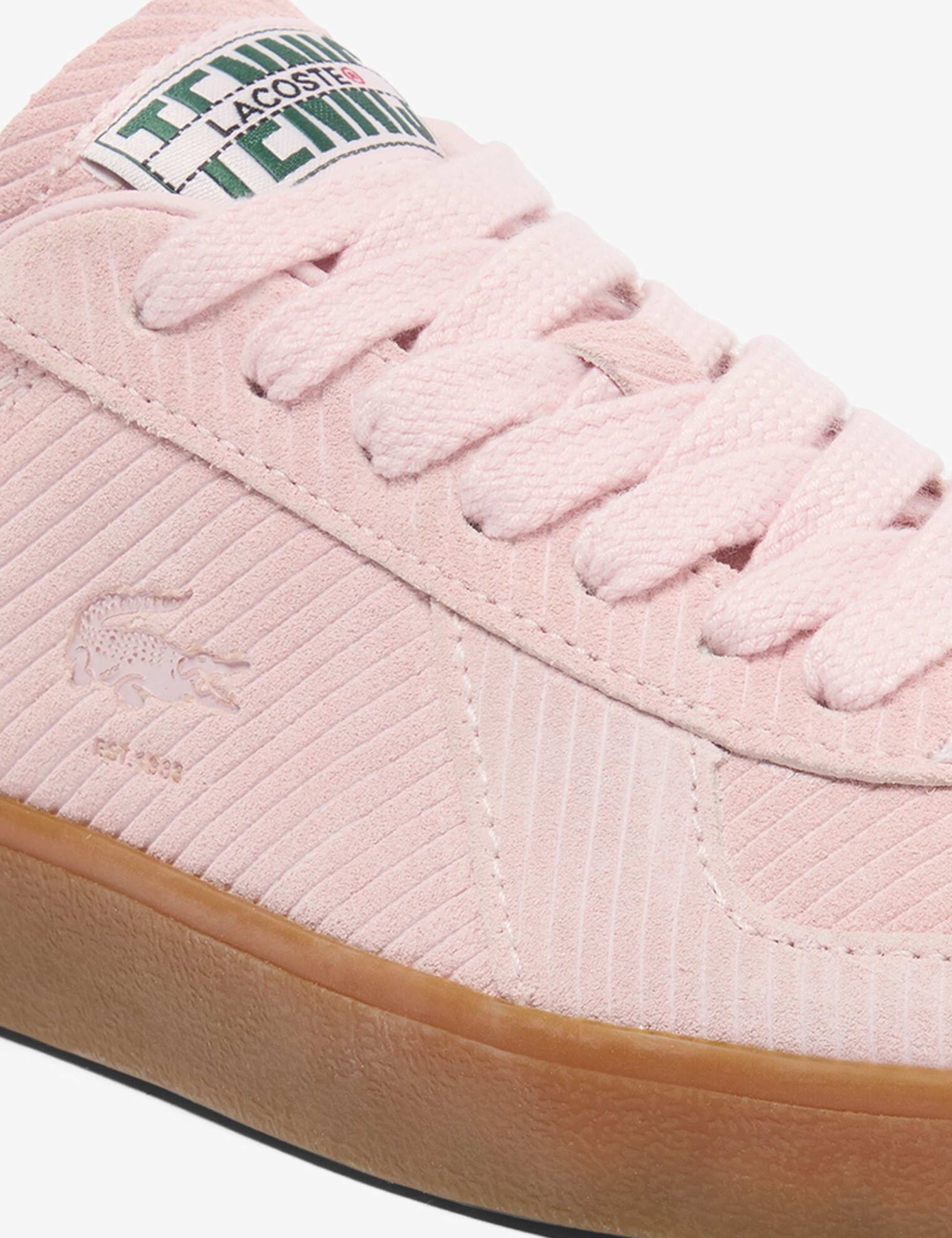 Suede Lace Up Side Detail Trainers 2 of 6