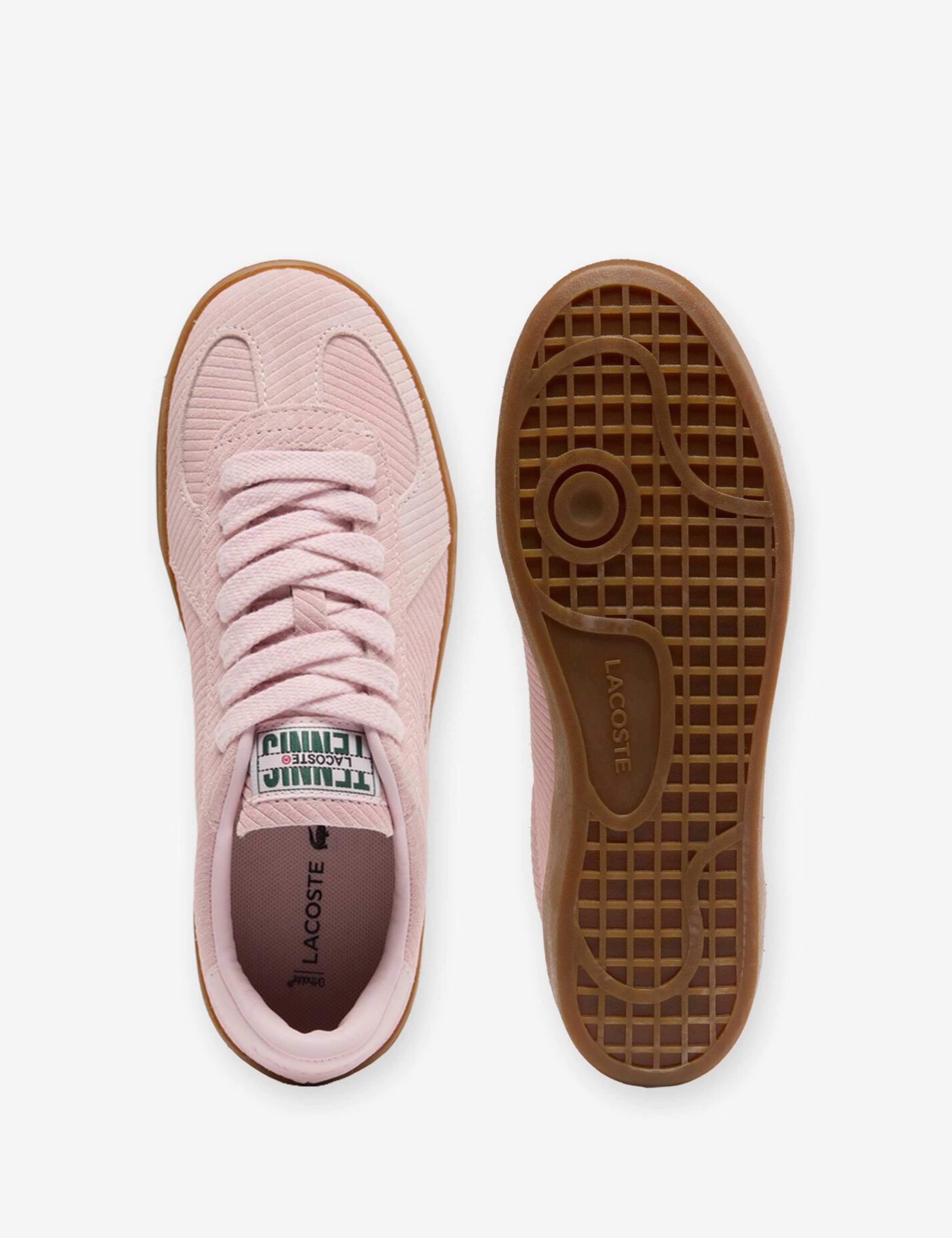 Suede Lace Up Side Detail Trainers 4 of 6
