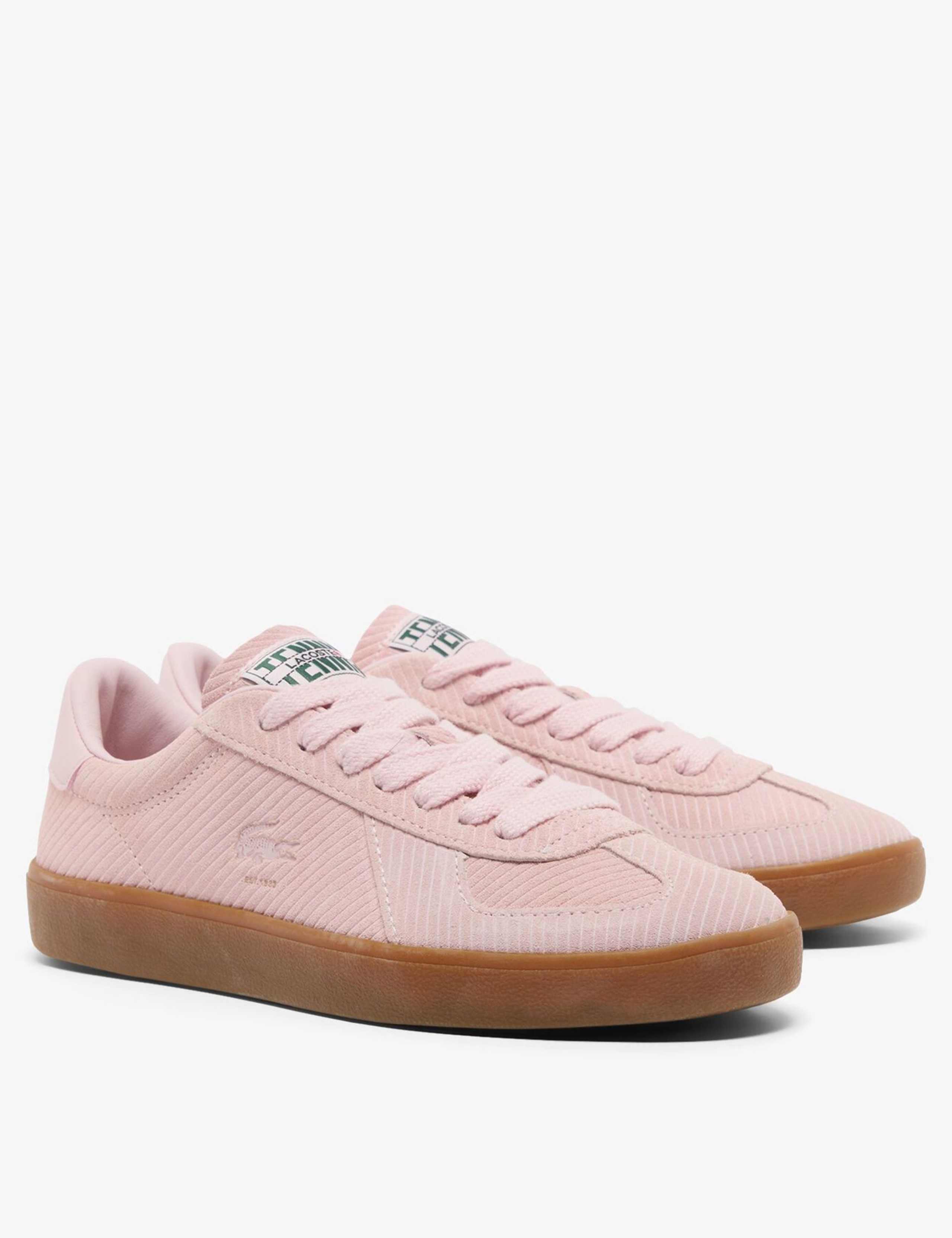 Suede Lace Up Side Detail Trainers 6 of 6