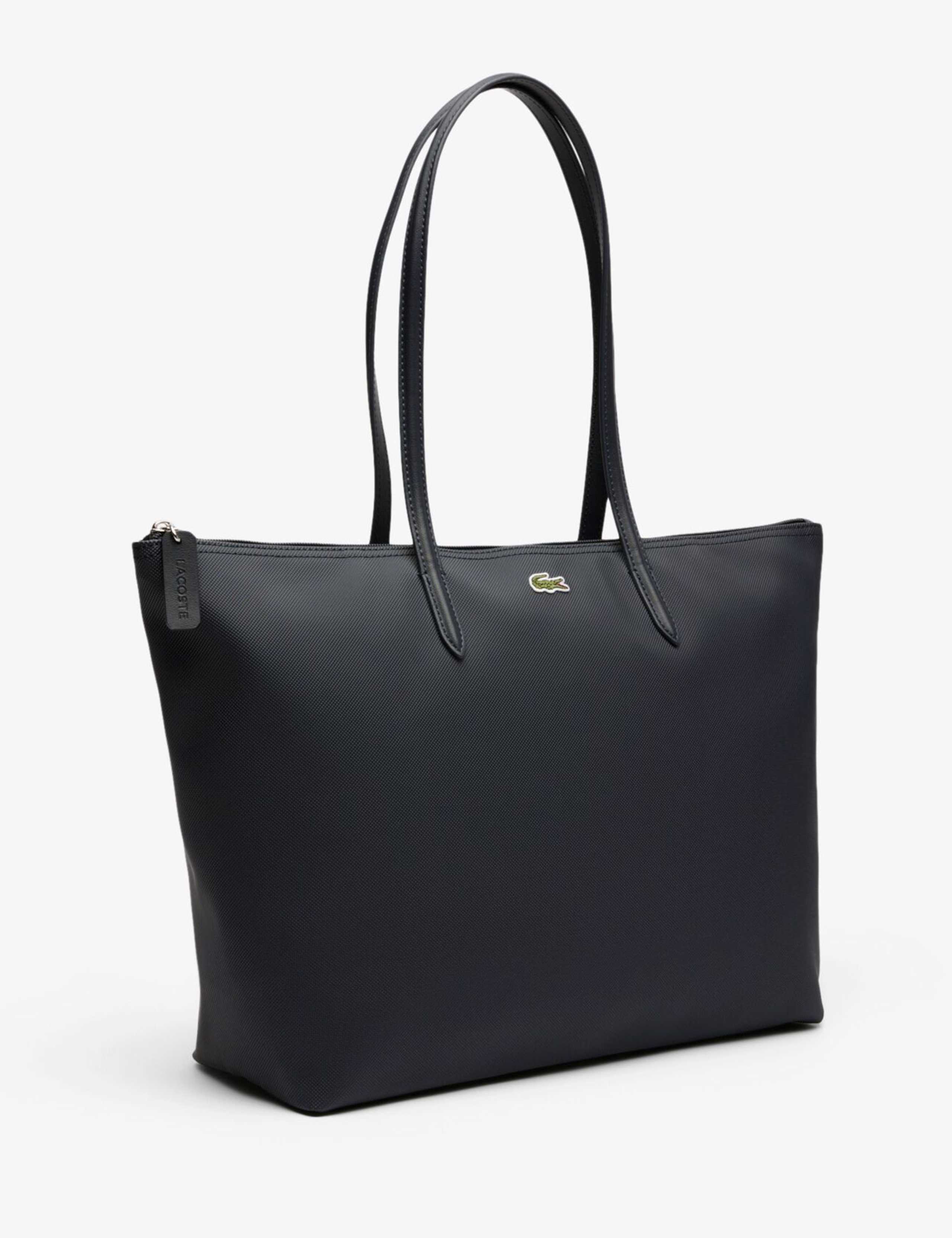 Zip Detail Top Handle Shopper Tote Bag 4 of 6