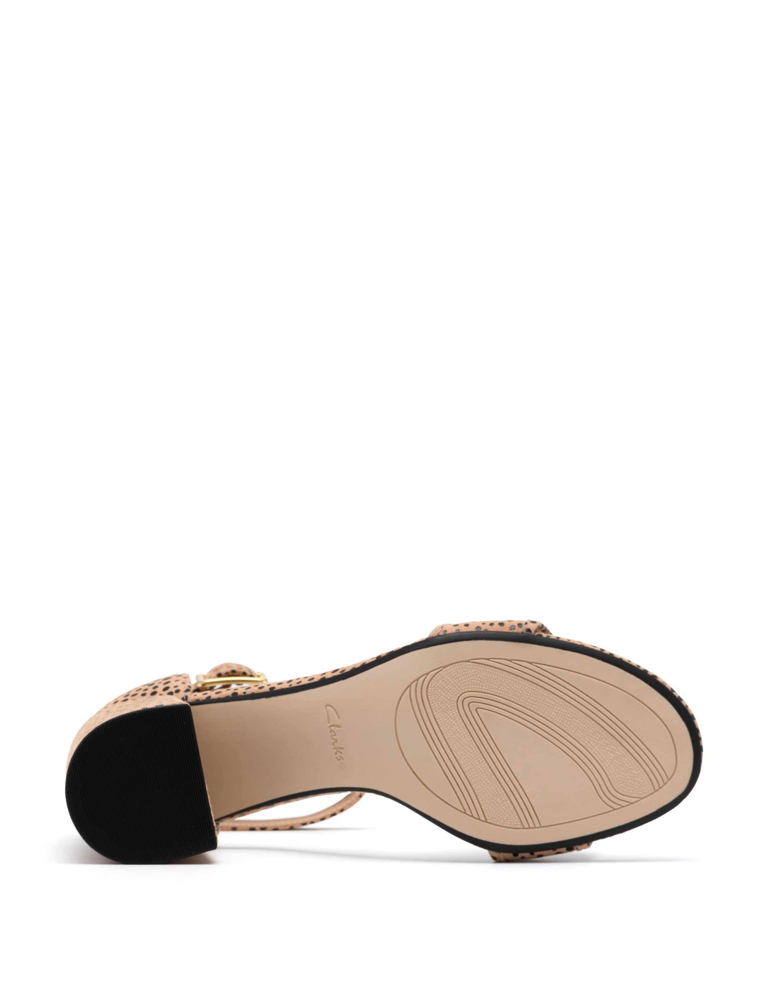 Leather Ankle Strap Block Heel Sandals 6 of 6