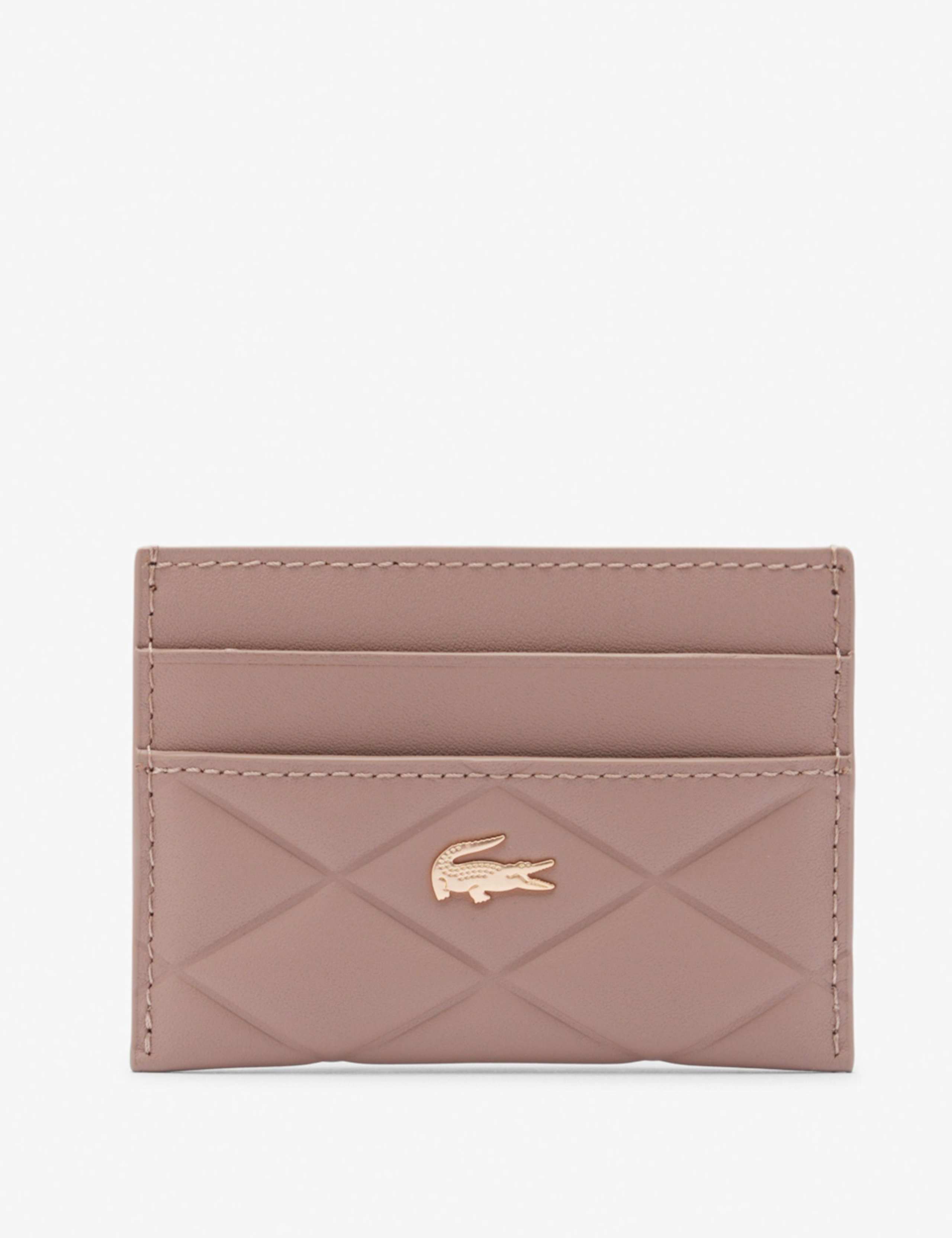 Leather Quilted Cardholder 2 of 4