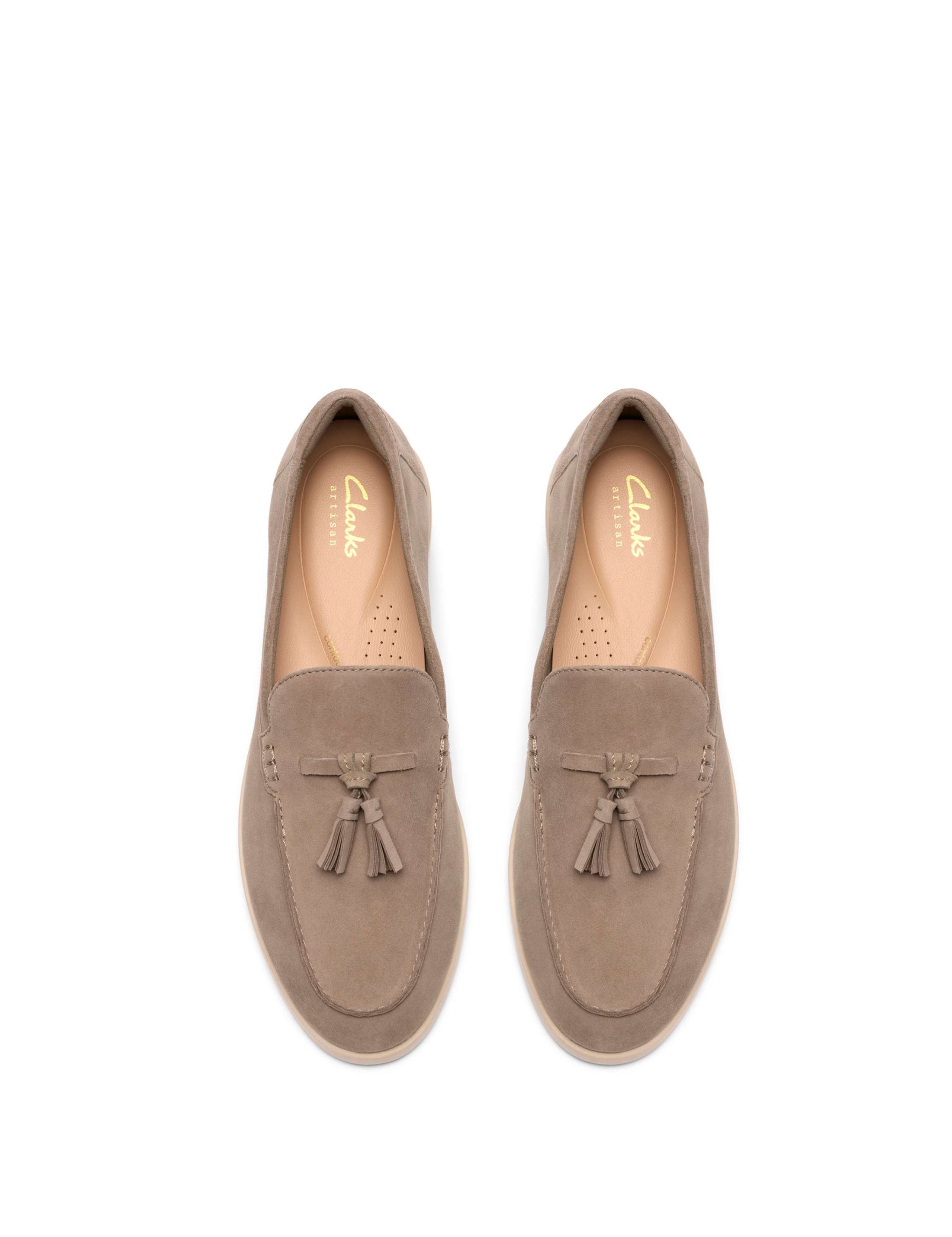 Suede Slip On Tassel Loafers 3 of 6