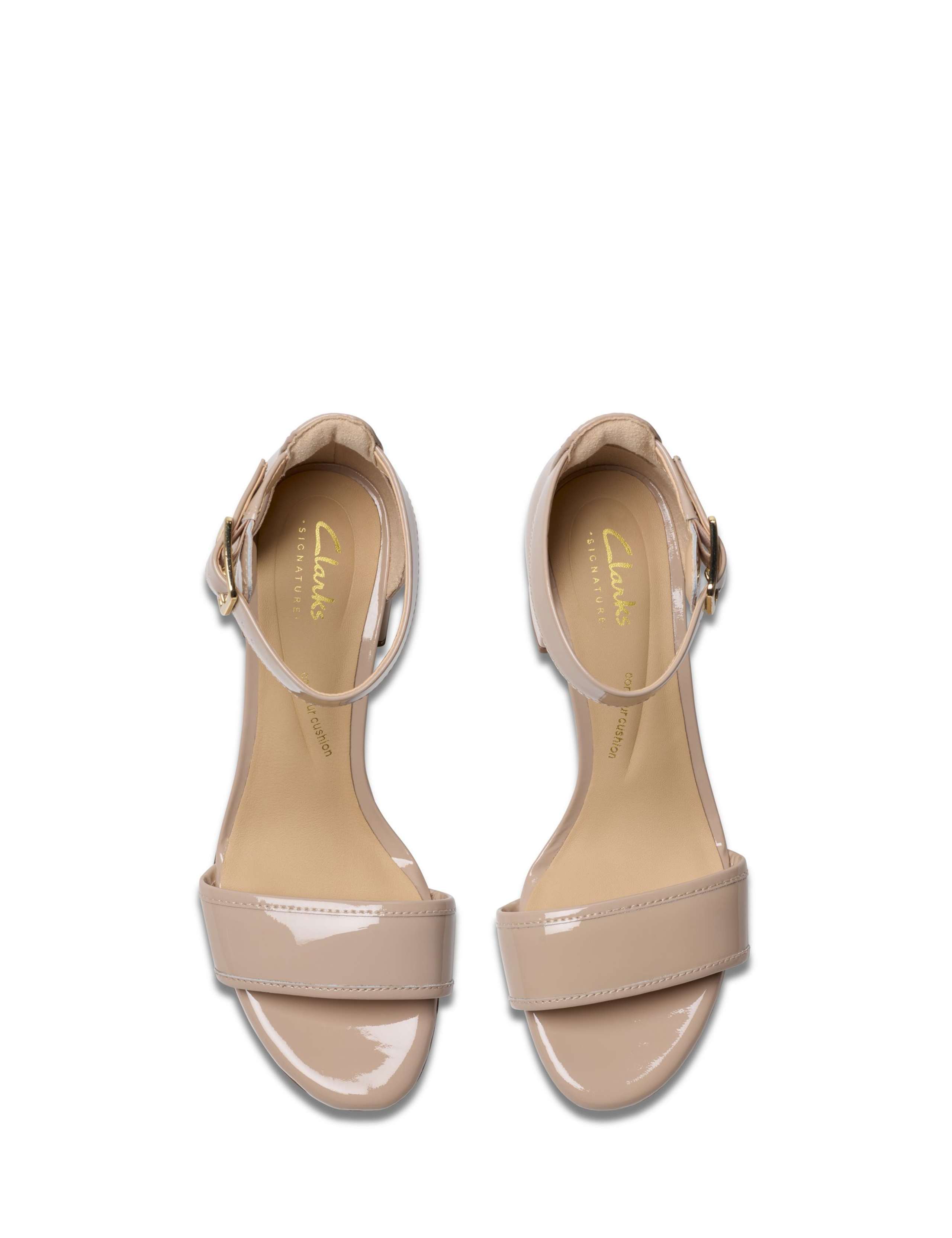 Leather Ankle Strap Block Heel Sandals 4 of 7