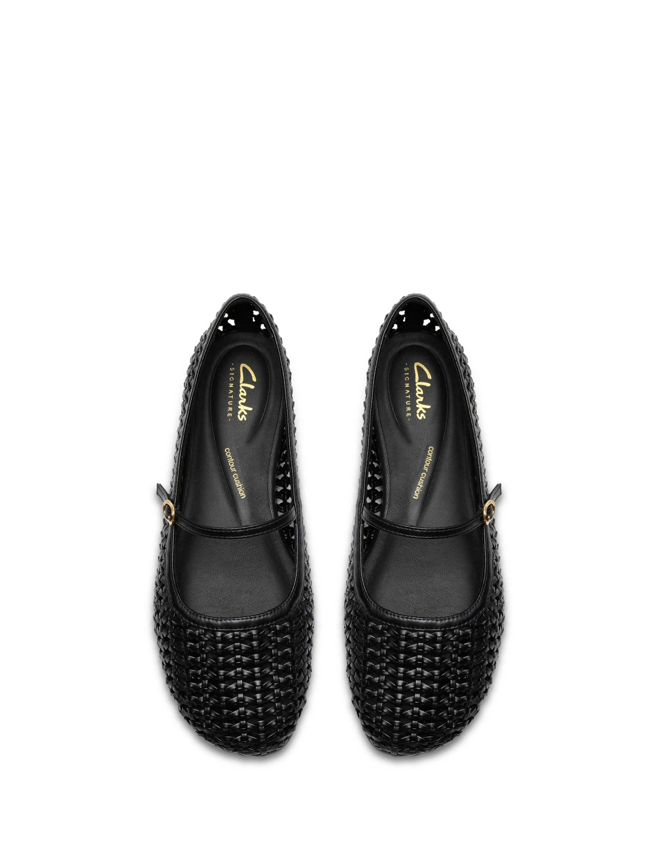 Woven Mary Jane Ballet Pumps 3 of 6