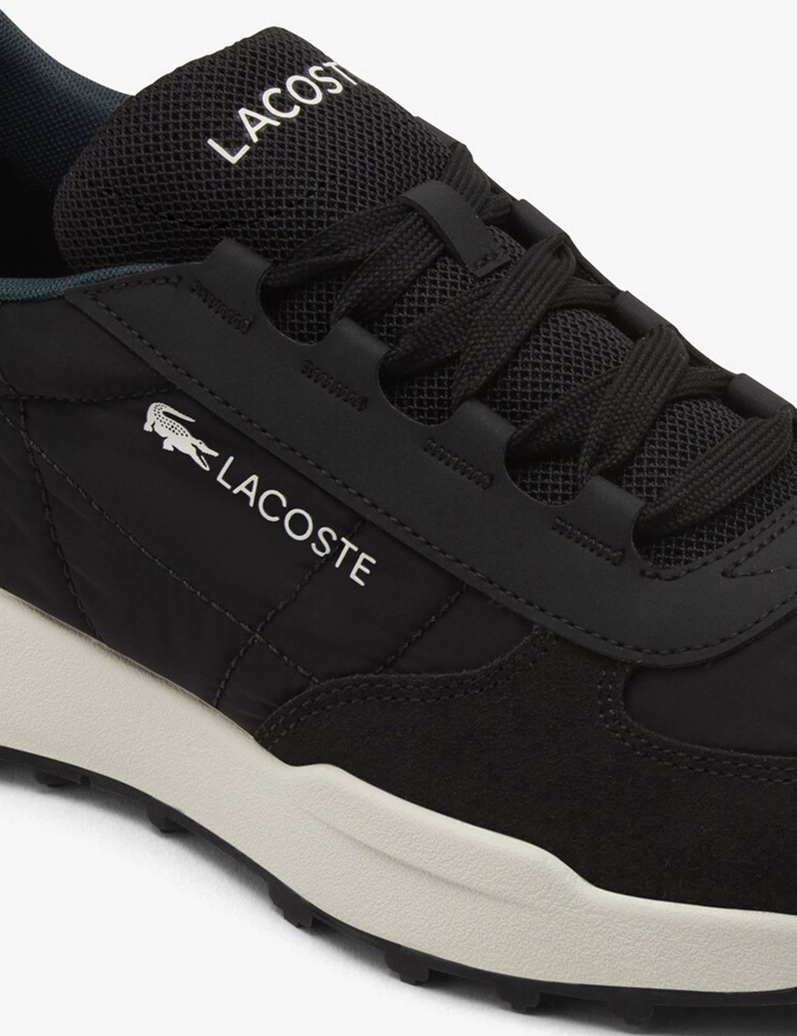 Faux Leather Lace Up Trainers 4 of 6