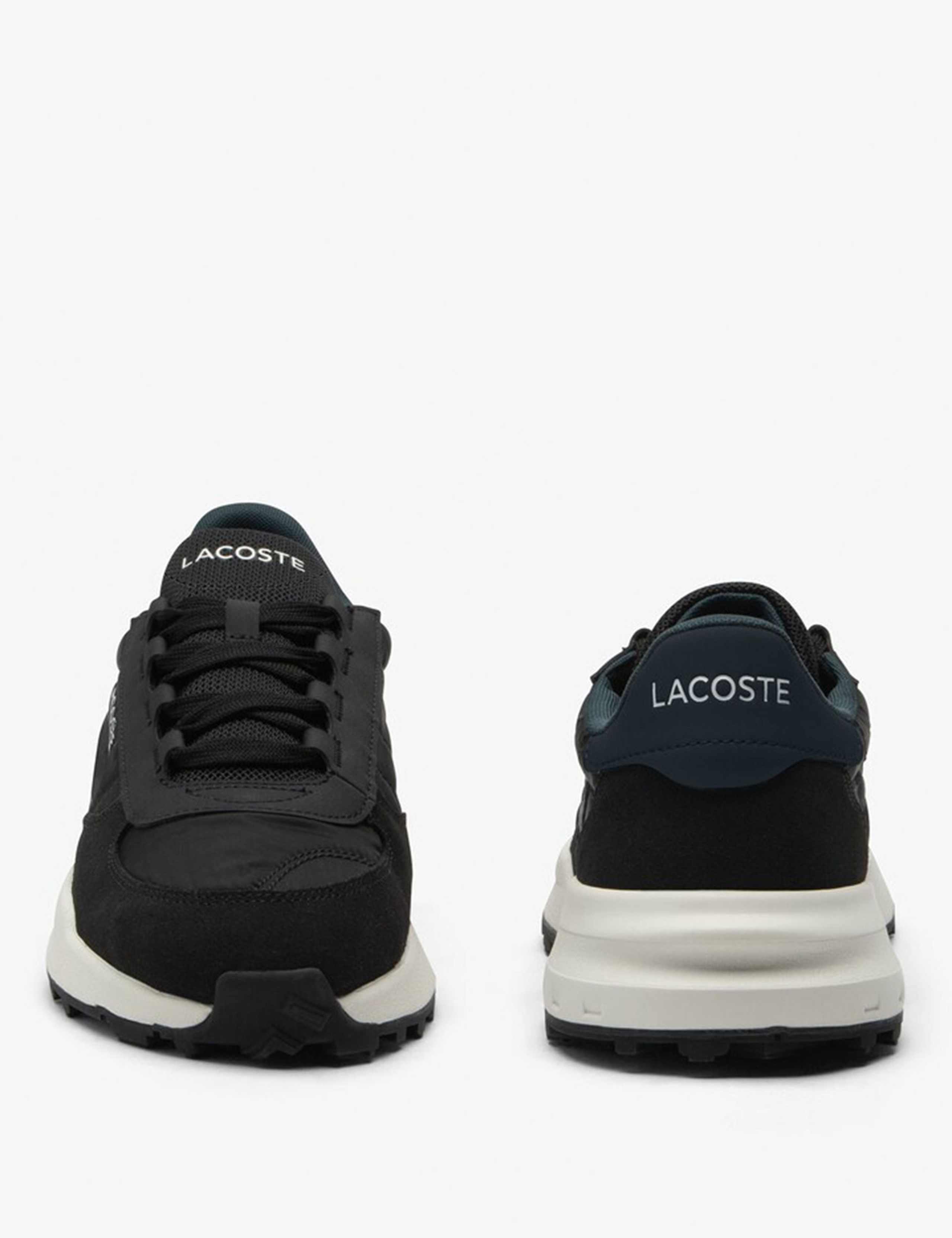 Faux Leather Lace Up Trainers 5 of 6