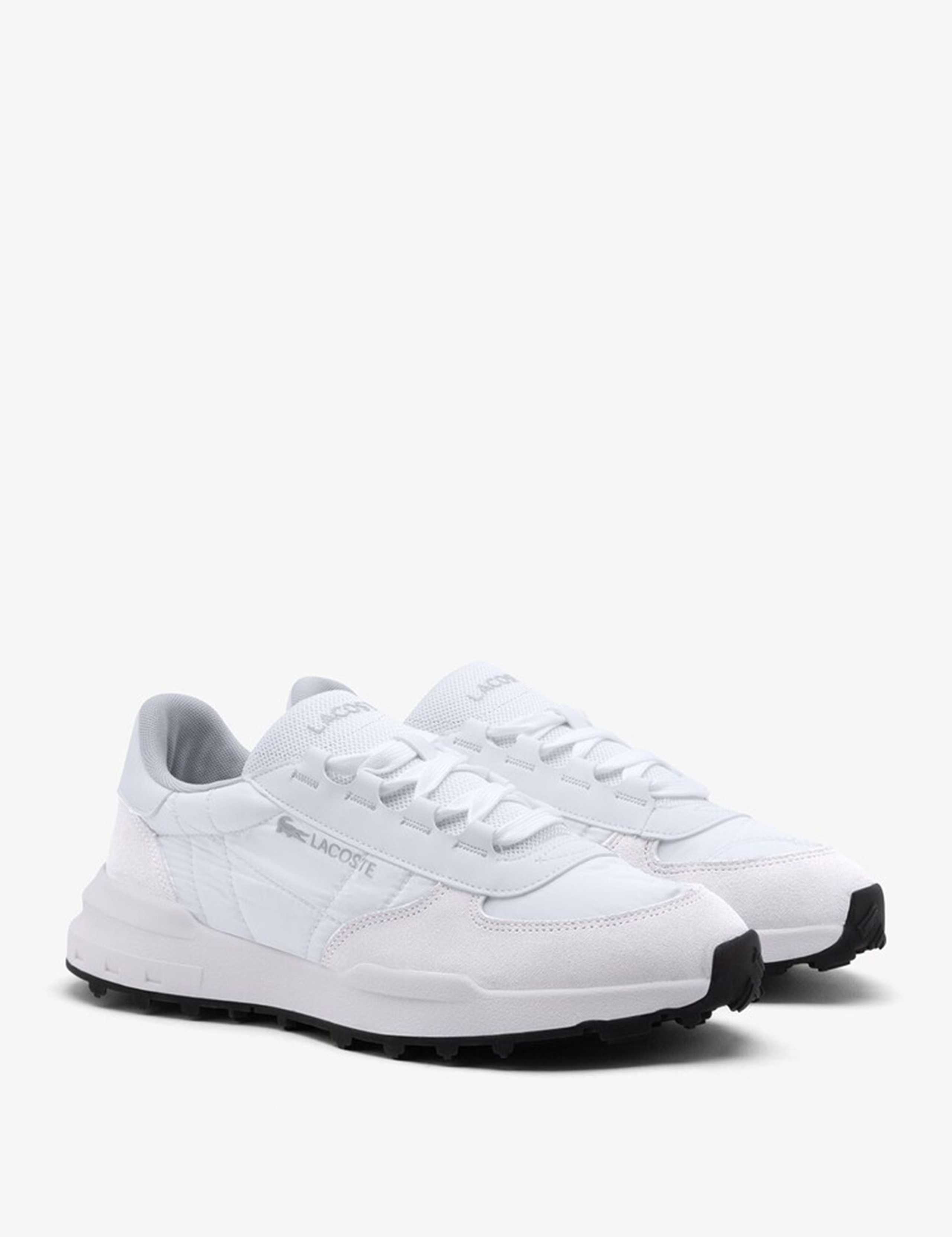 Faux Leather Lace Up Trainers 3 of 6