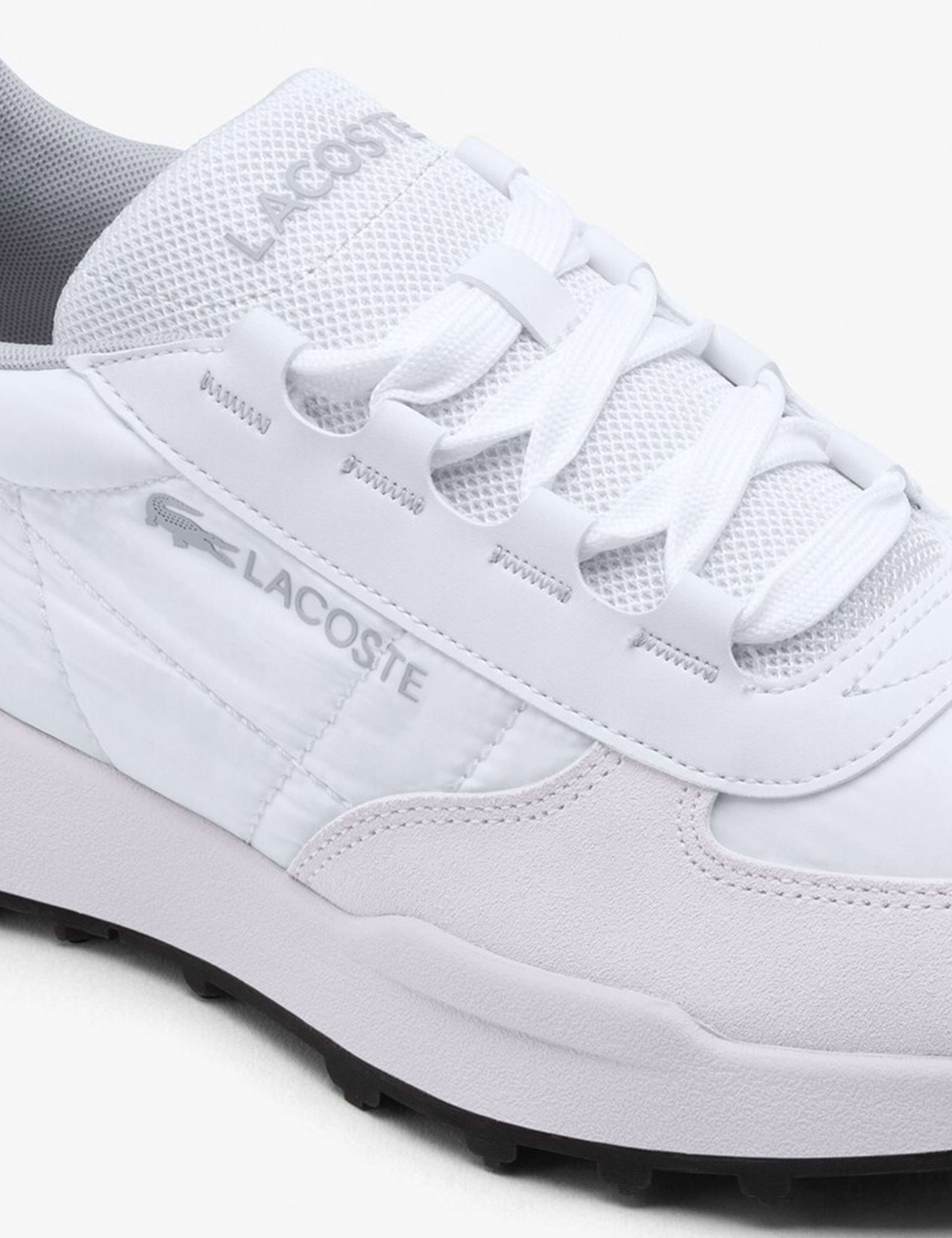 Faux Leather Lace Up Trainers 5 of 6