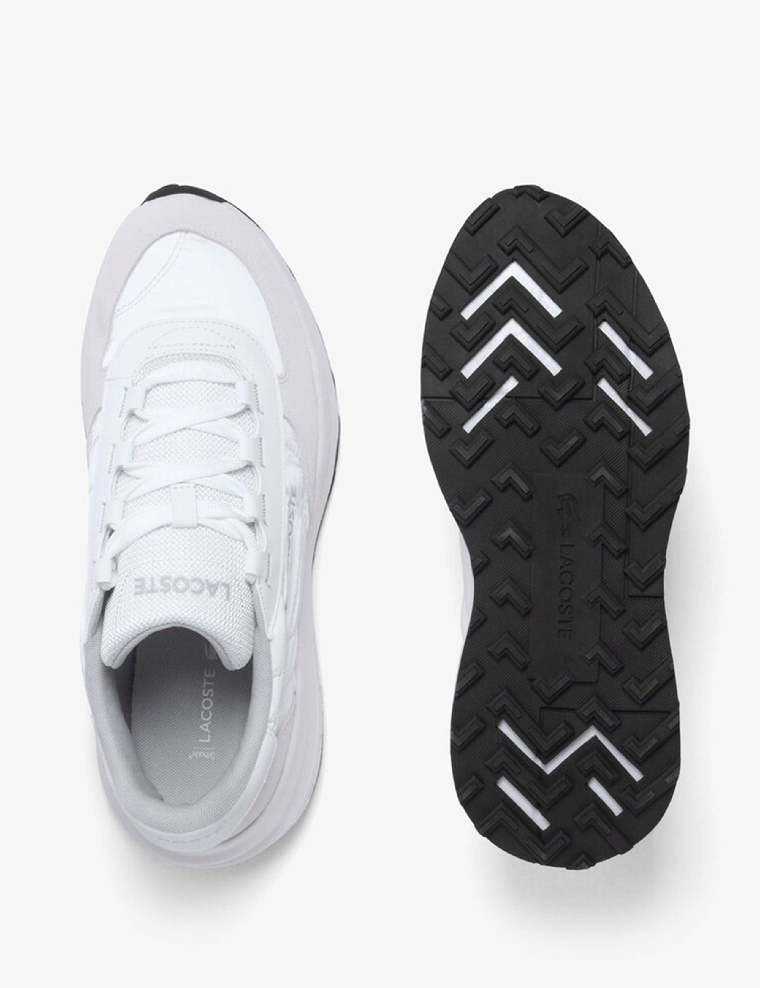 Faux Leather Lace Up Trainers 6 of 6