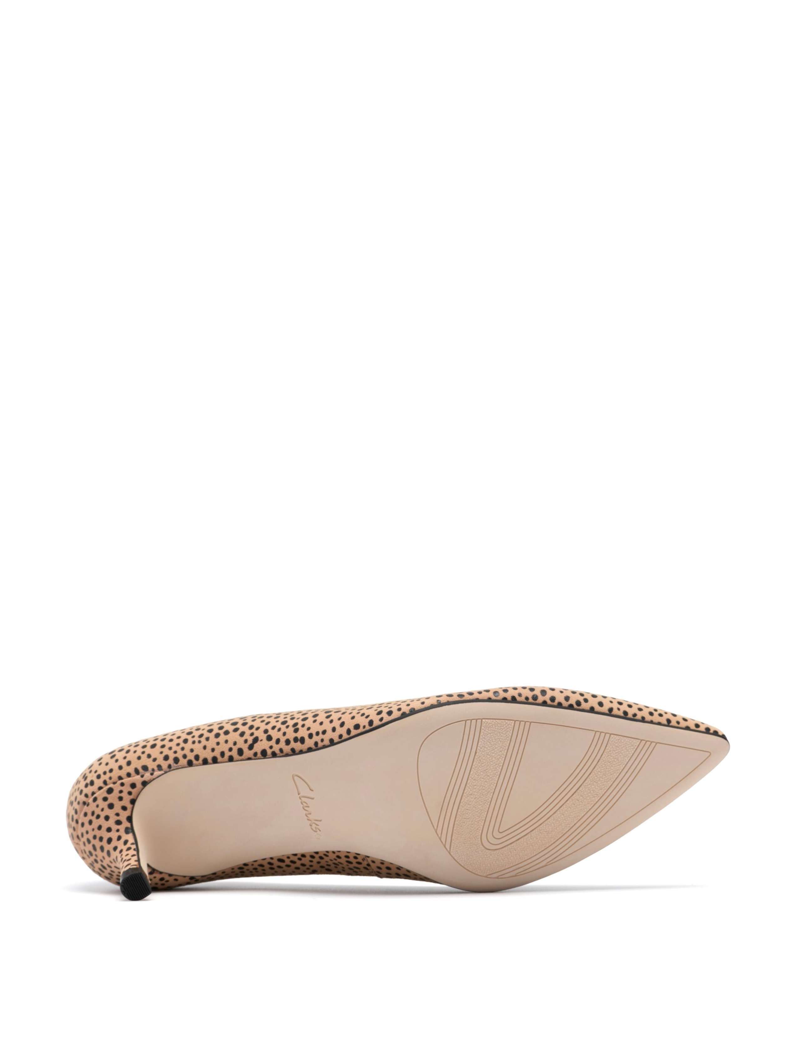 Leather Animal Print Pointed Court Shoes 6 of 6