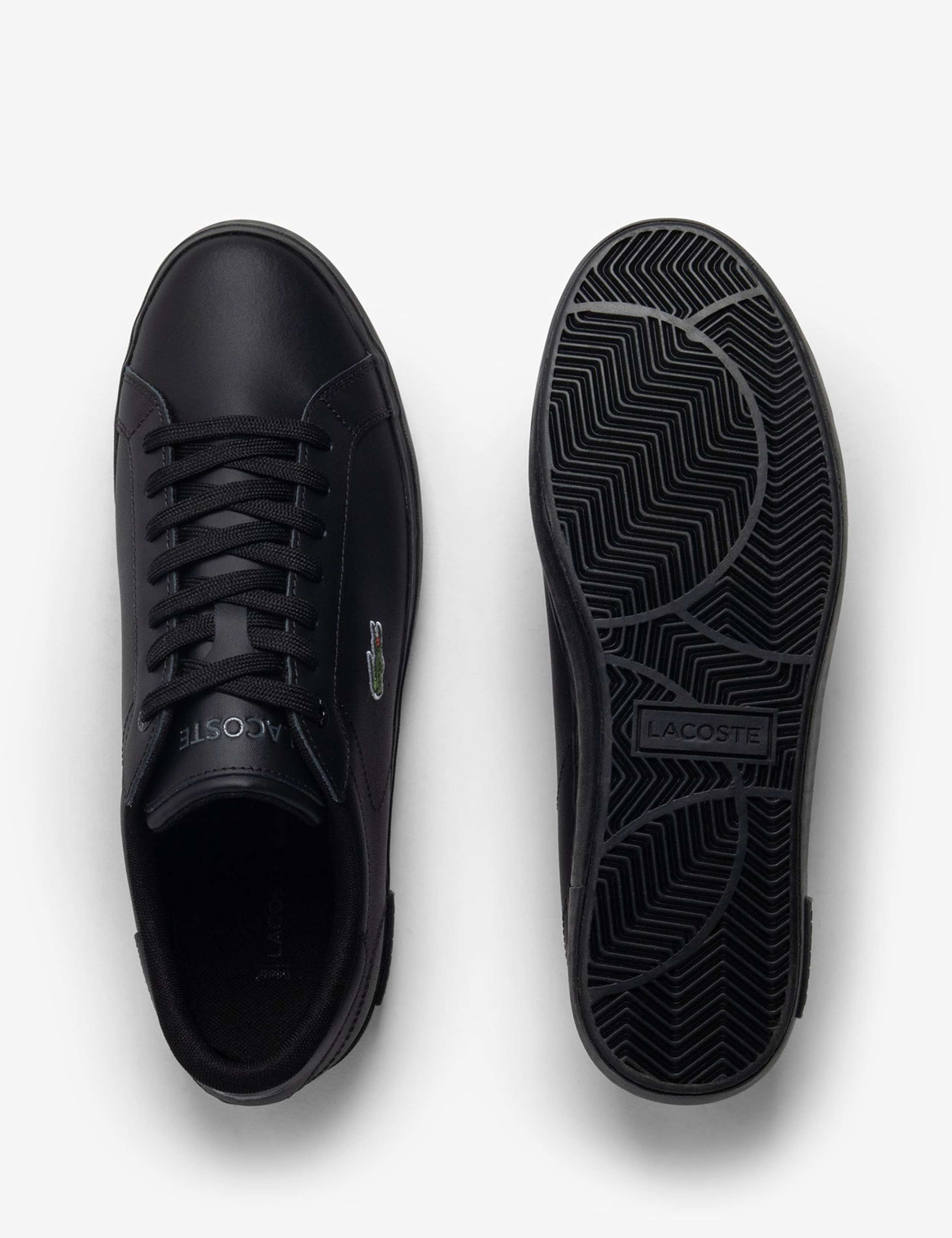 Powercourt Leather Lace-Up Trainers 2 of 6