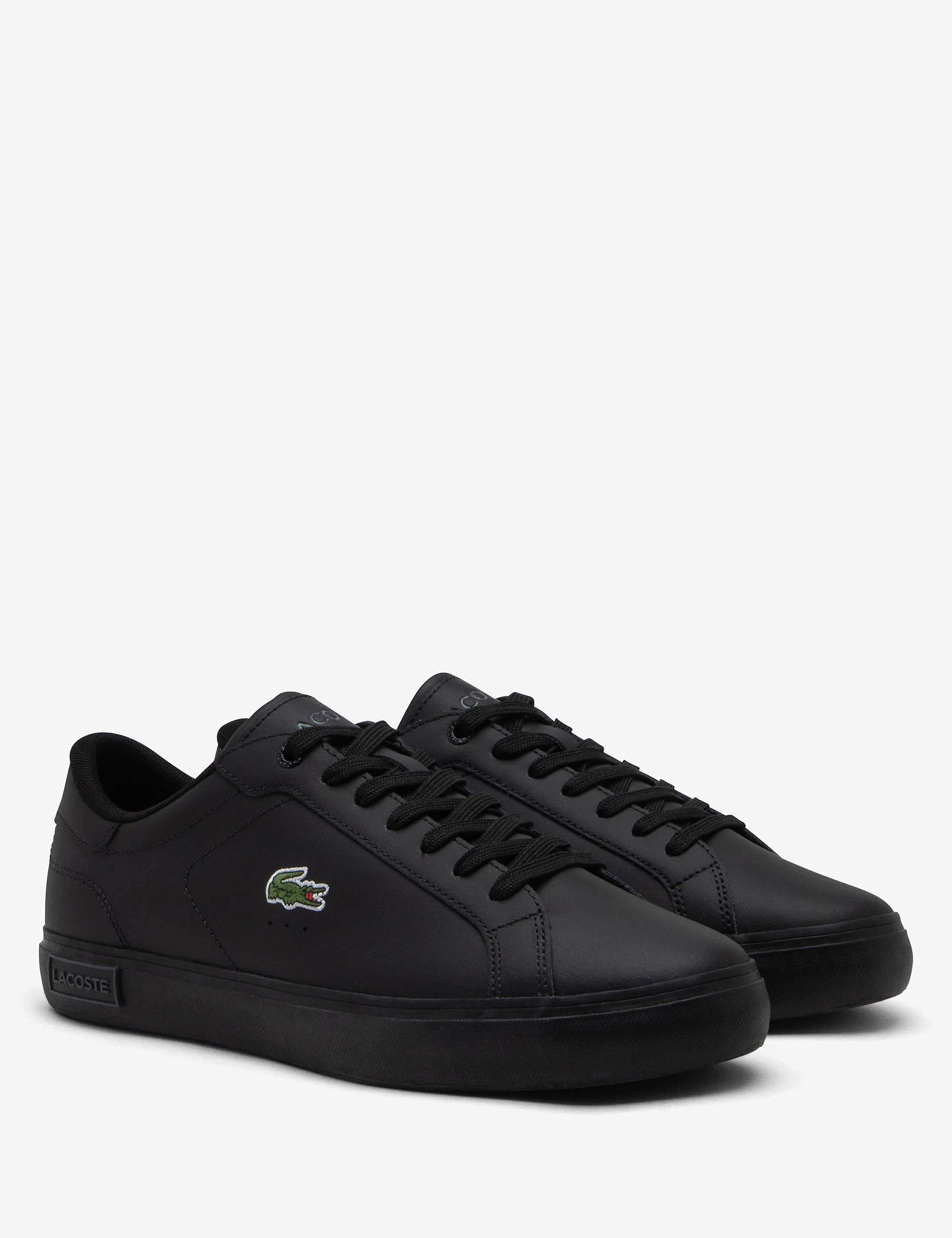 Powercourt Leather Lace-Up Trainers 6 of 6