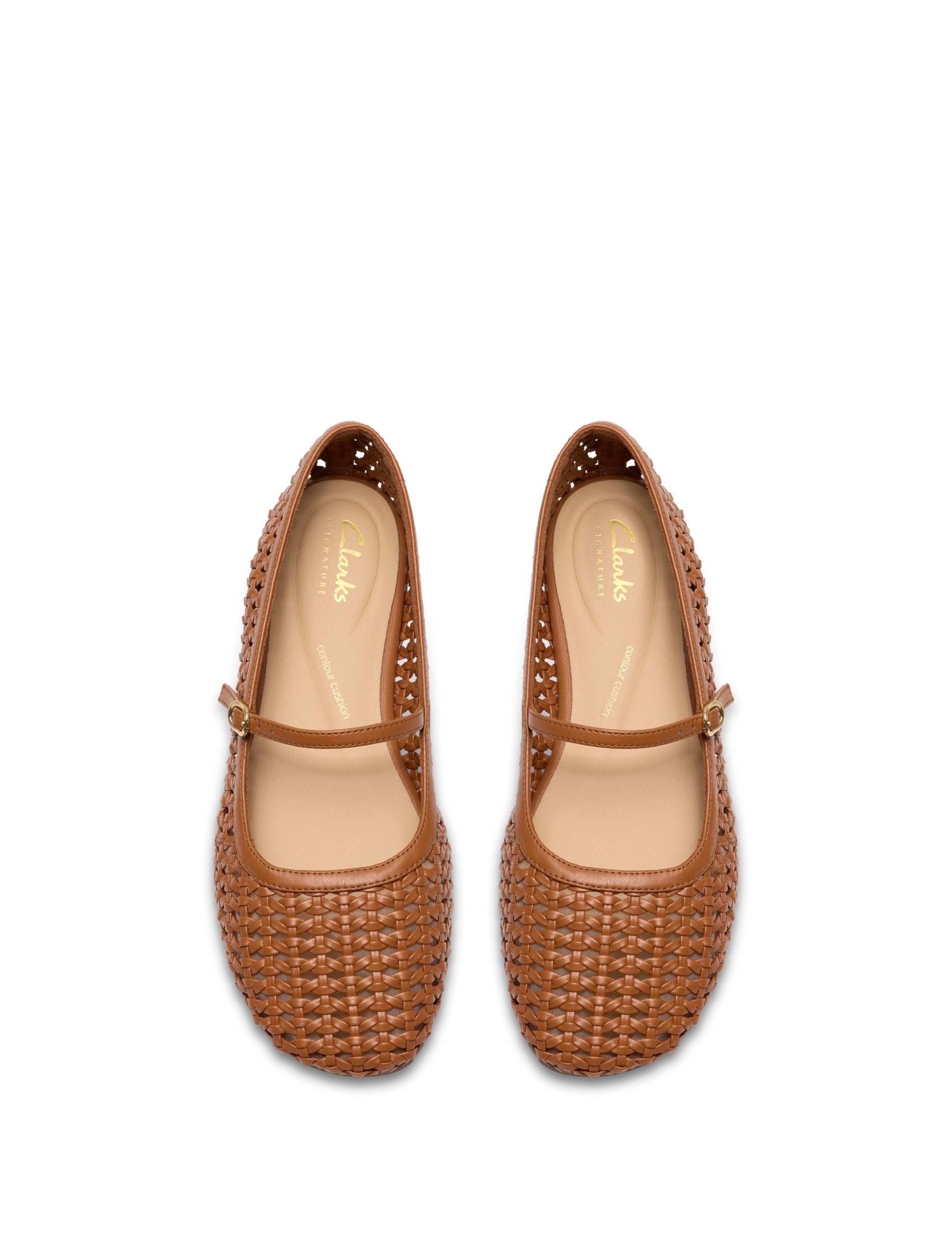 Woven Mary Jane Ballet Pumps 3 of 6