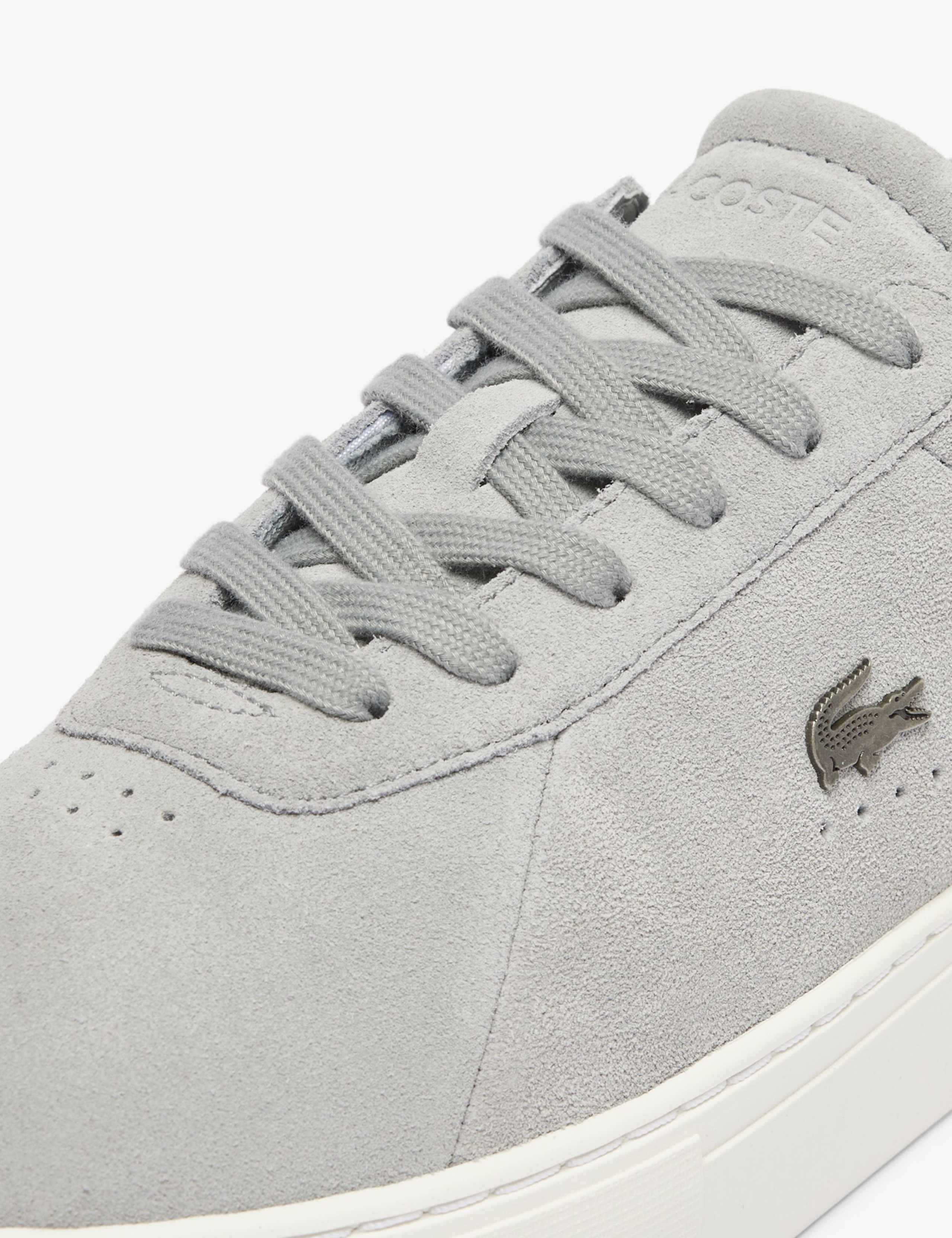 Suede Lace Up Trainers 3 of 4