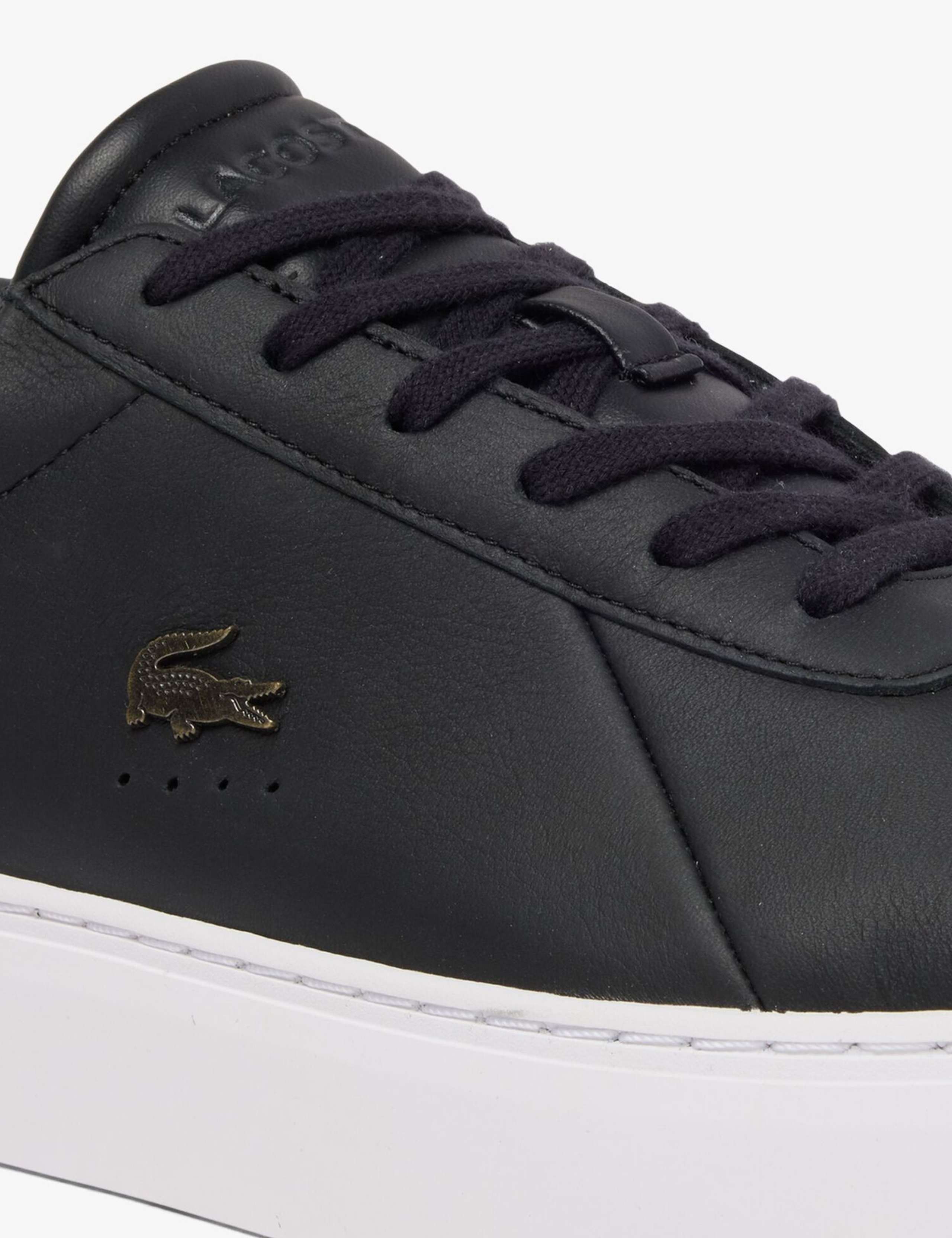 Court Set Leather Lace-Up Trainers 2 of 6