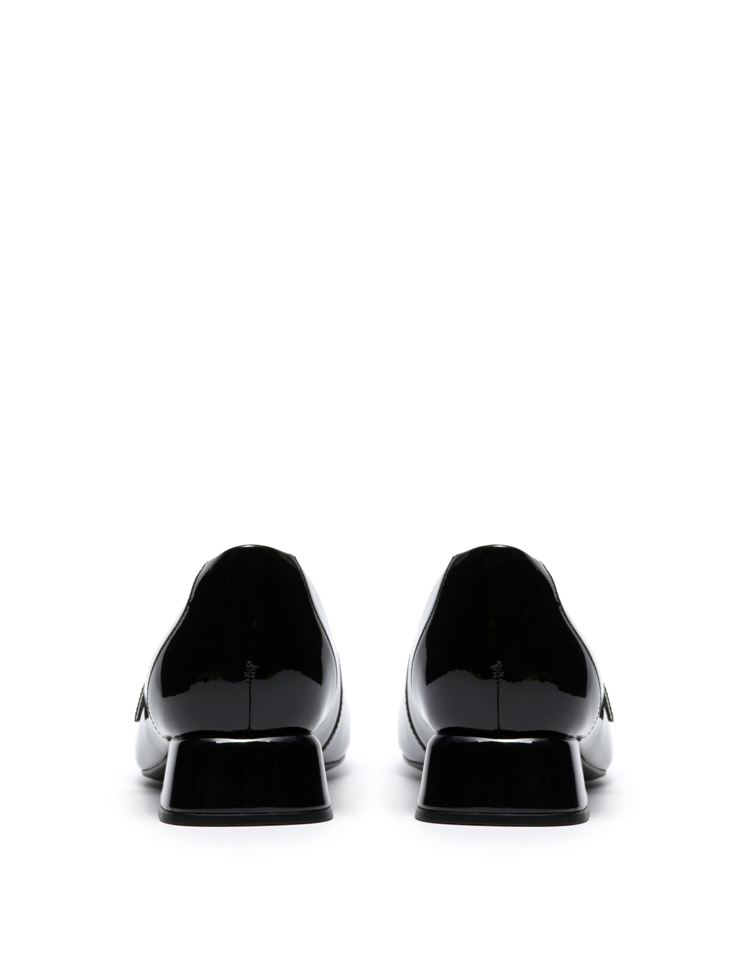 Leather Buckle Block Heel Mary Jane Shoes 5 of 6