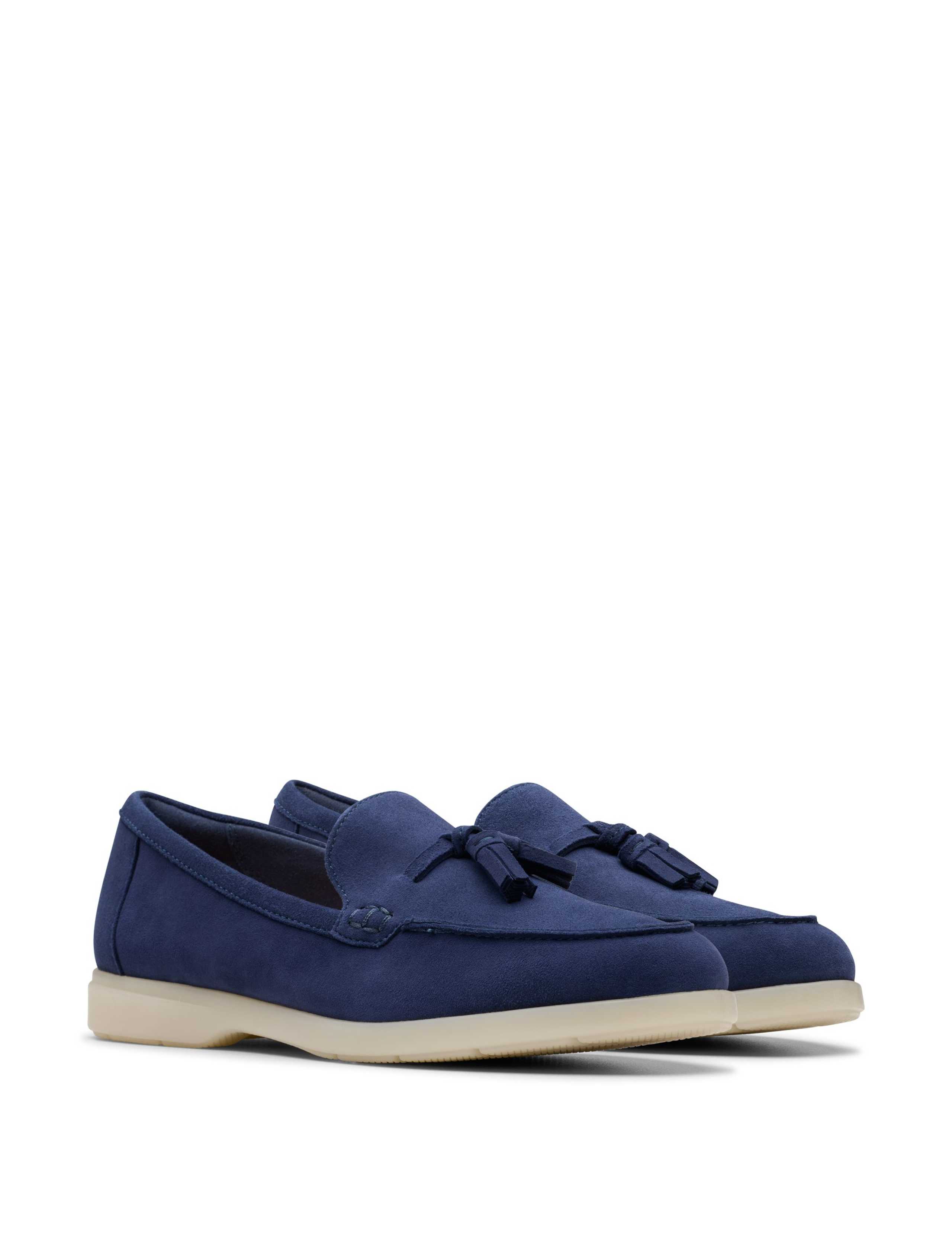Suede Tassel Flat Loafers 3 of 7