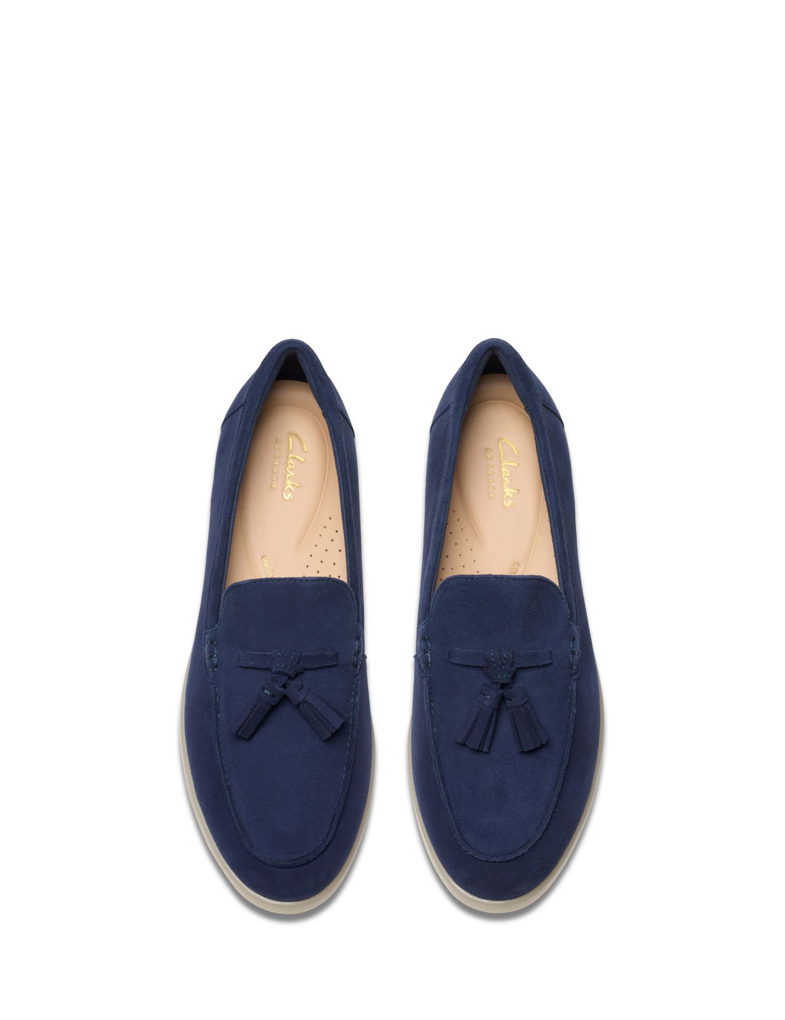 Suede Tassel Flat Loafers 4 of 7
