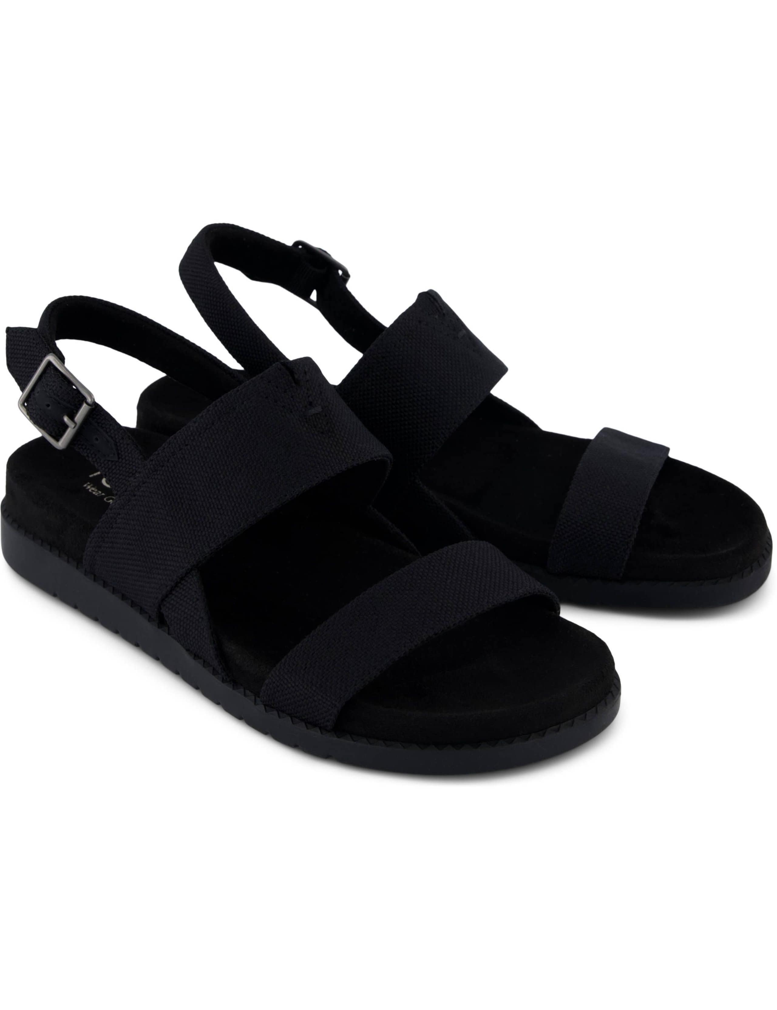 Canvas Strappy Footbed Slingback Sandals 2 of 5