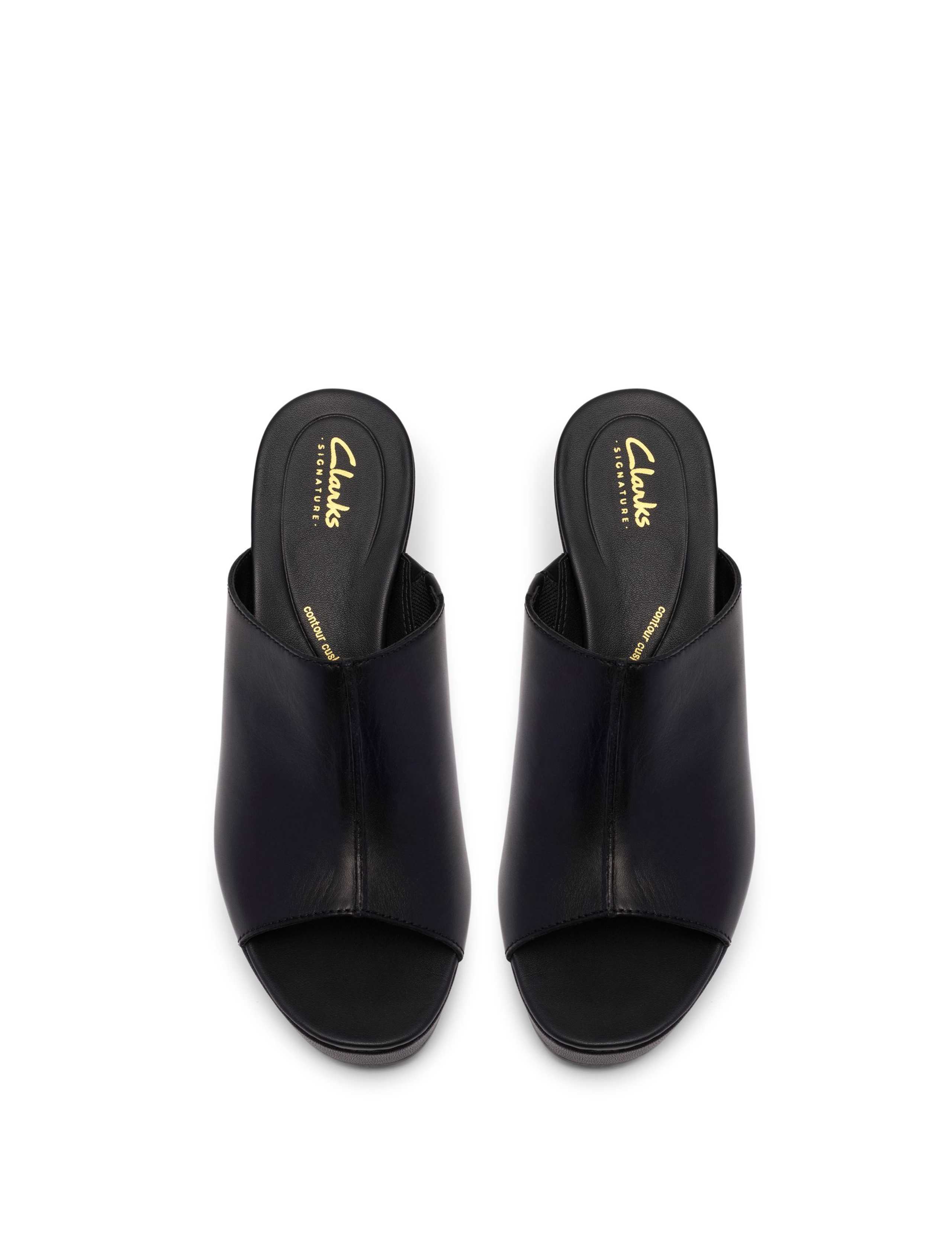 Leather Wedge Mules 3 of 6