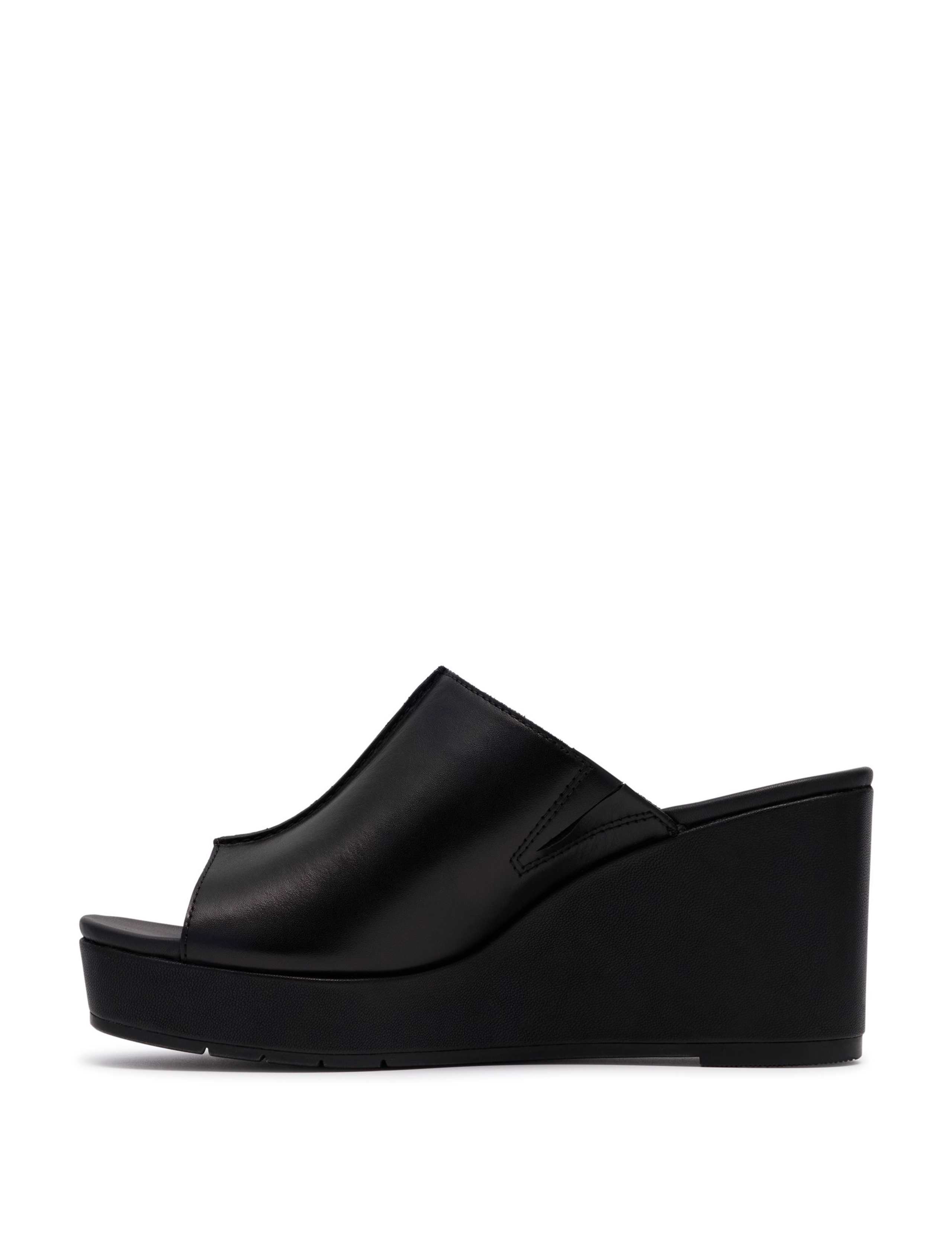 Leather Wedge Mules 4 of 6