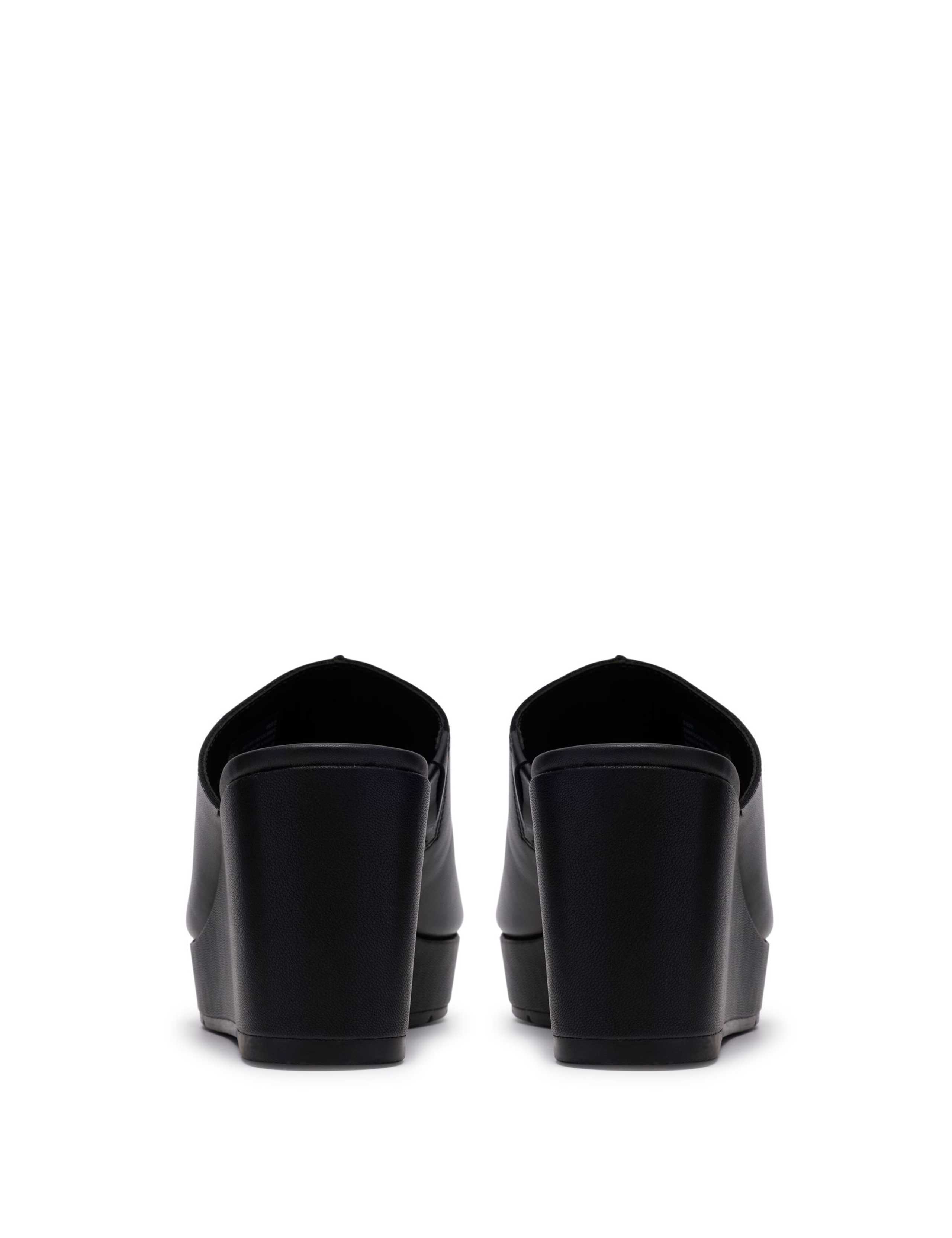 Leather Wedge Mules 5 of 6