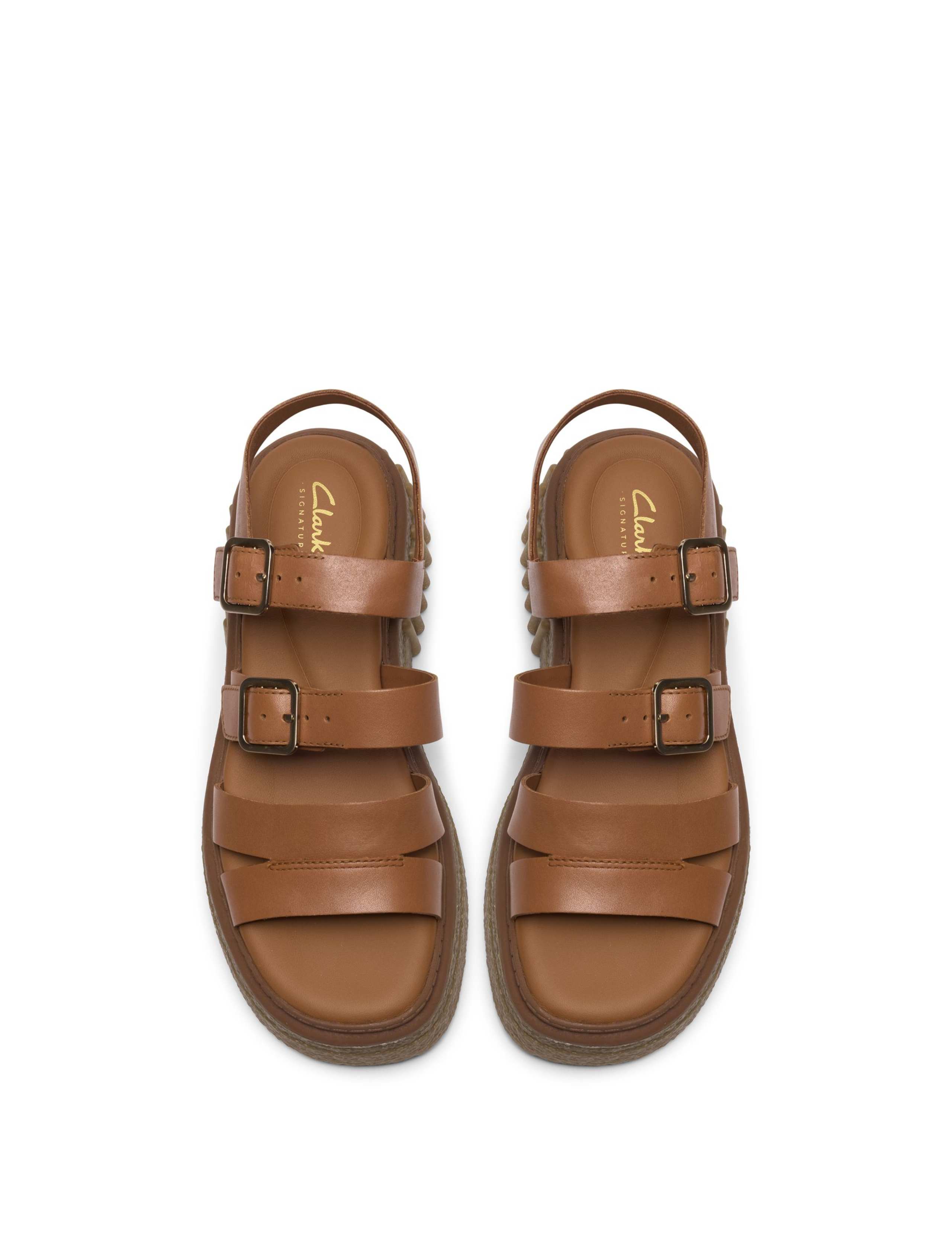 Leather Strappy Platform Sandals 3 of 6