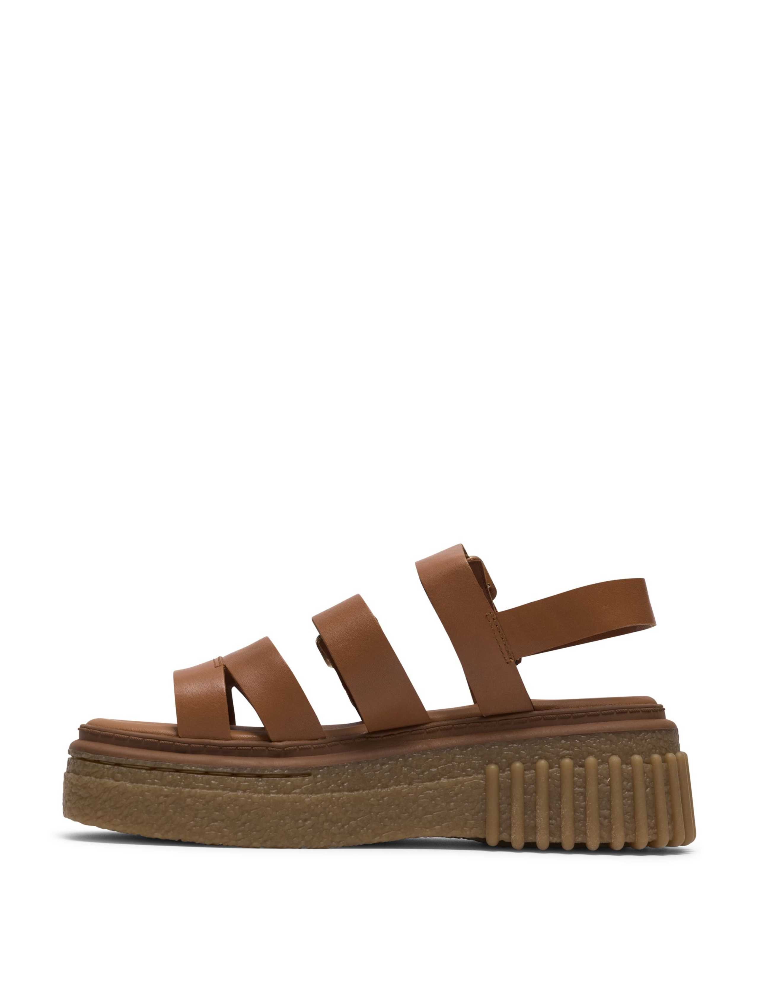 Leather Strappy Platform Sandals 4 of 6