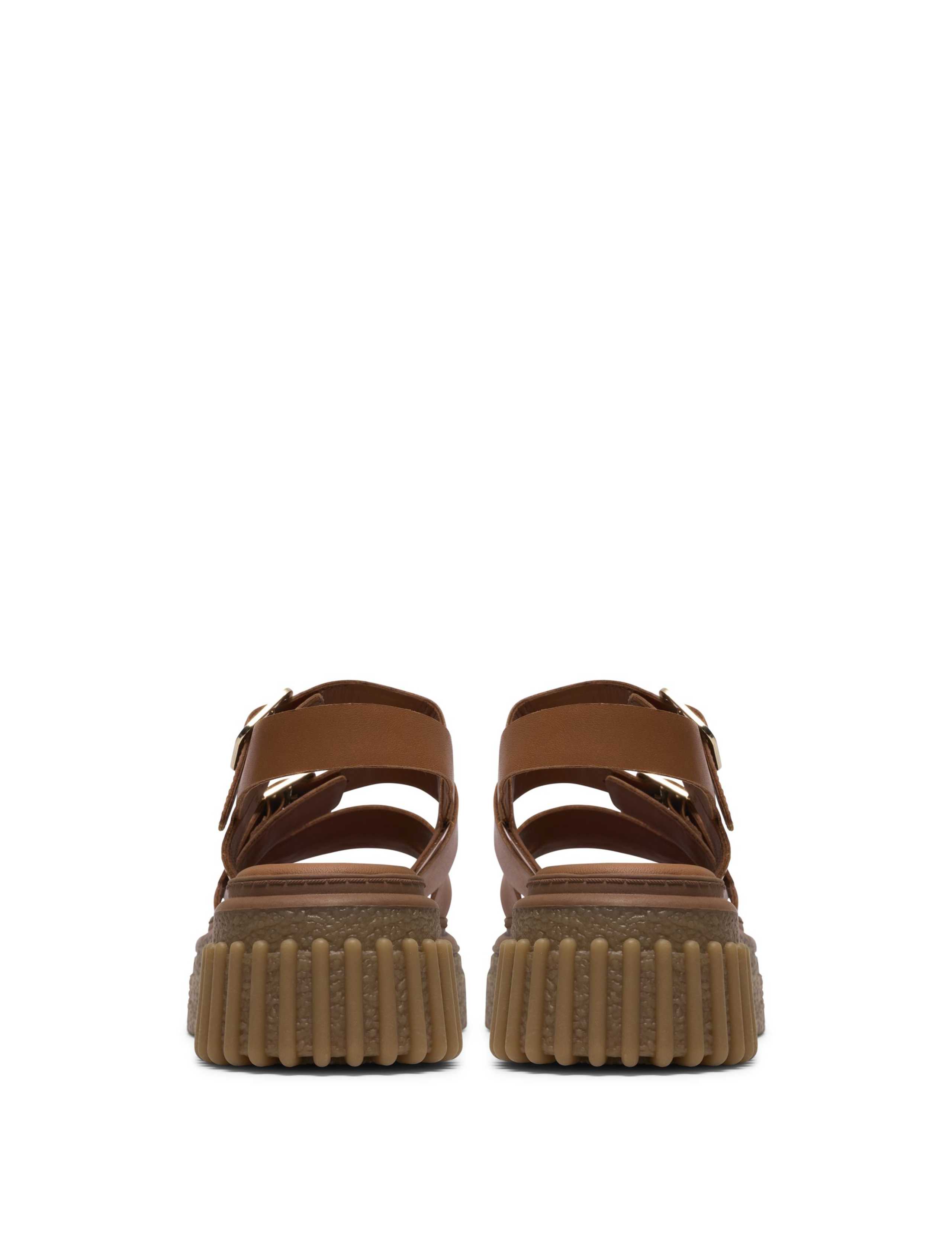 Leather Strappy Platform Sandals 5 of 6