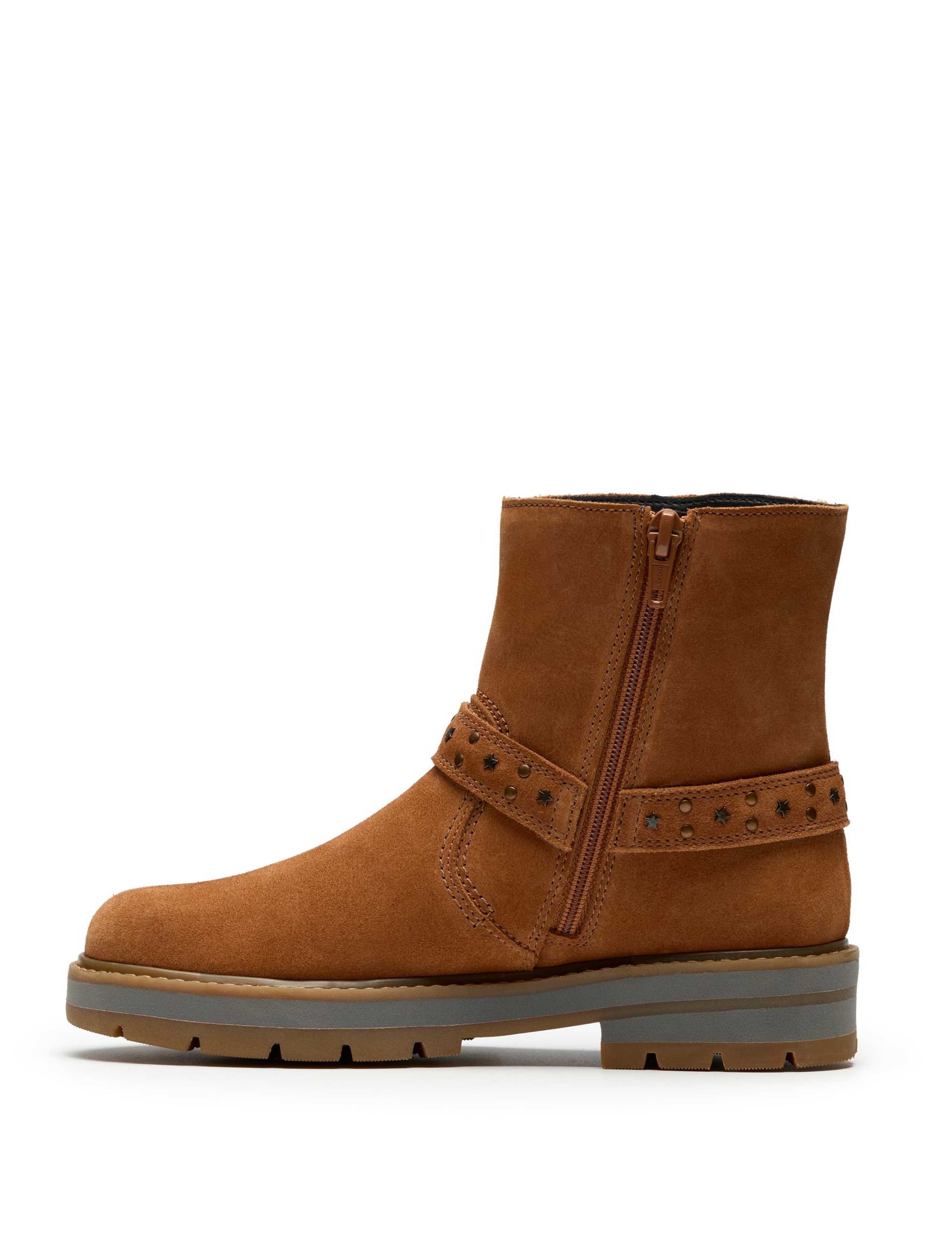 Kids' Suede Boots (10 Small - 2.5 Large) 3 of 6